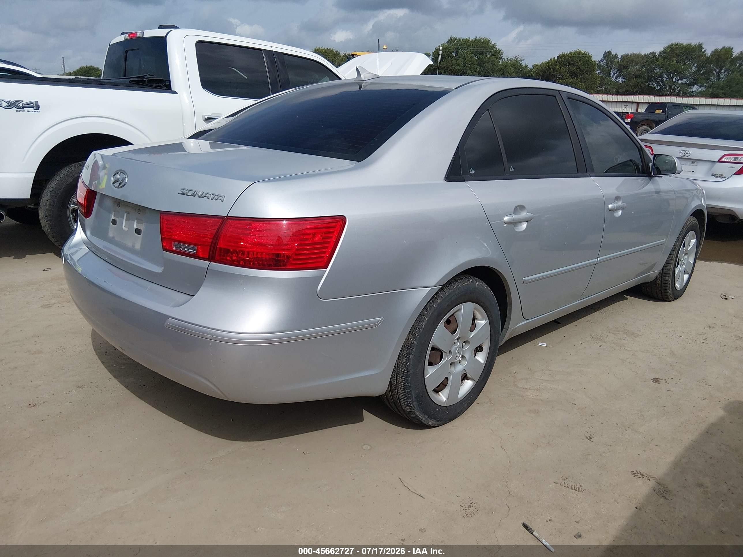 2009 Hyundai Sonata Gls Gray vin: 5NPET46C99H470100