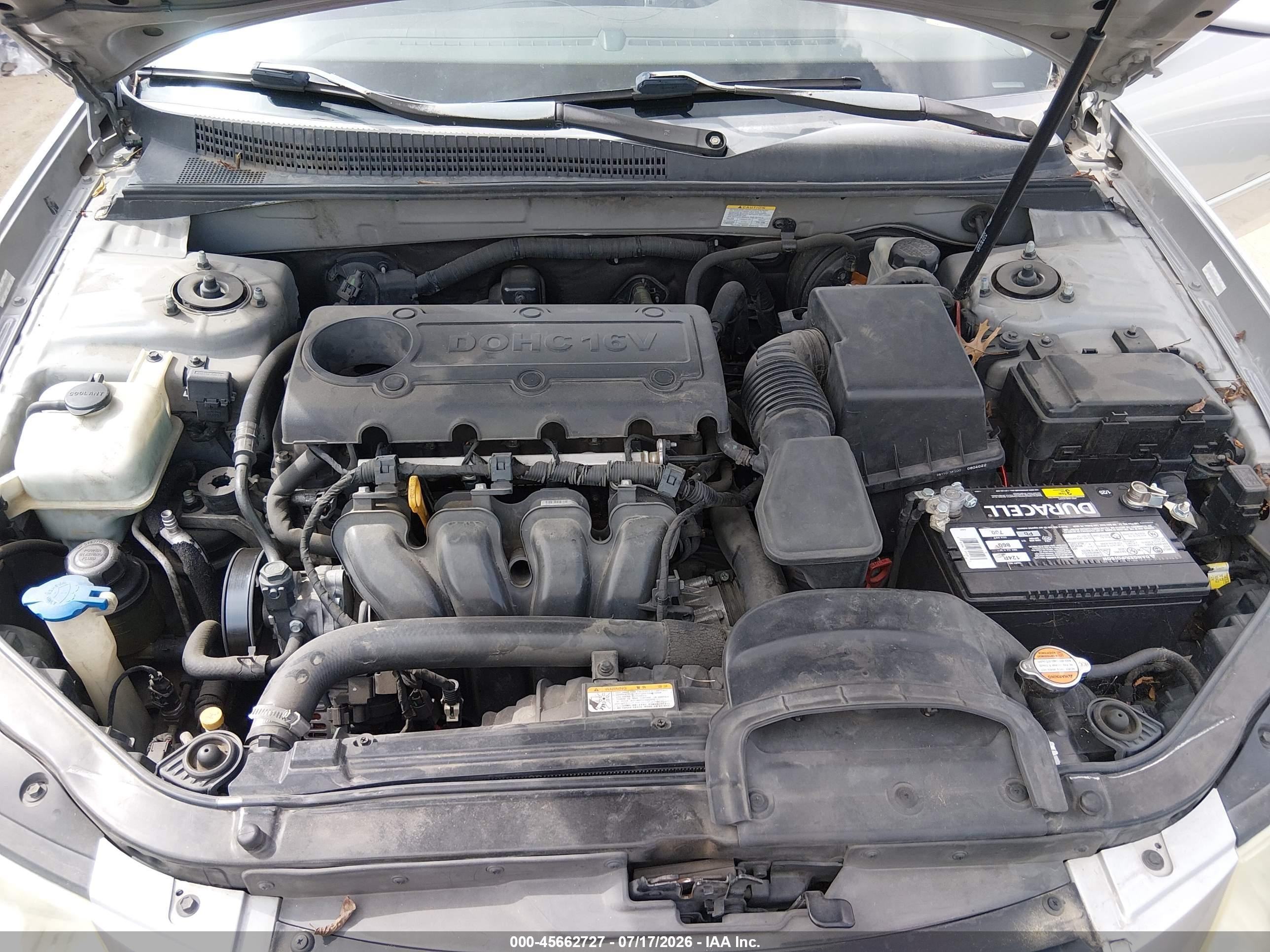 2009 Hyundai Sonata Gls Gray vin: 5NPET46C99H470100