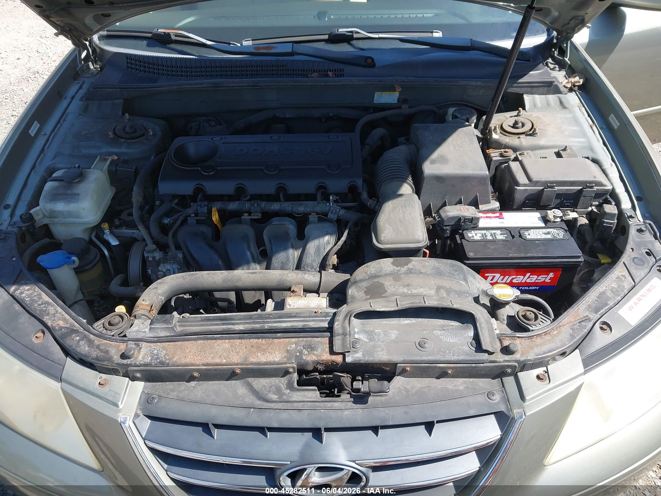 2009 Hyundai Sonata Gls Золотой vin: 5NPET46C99H480240