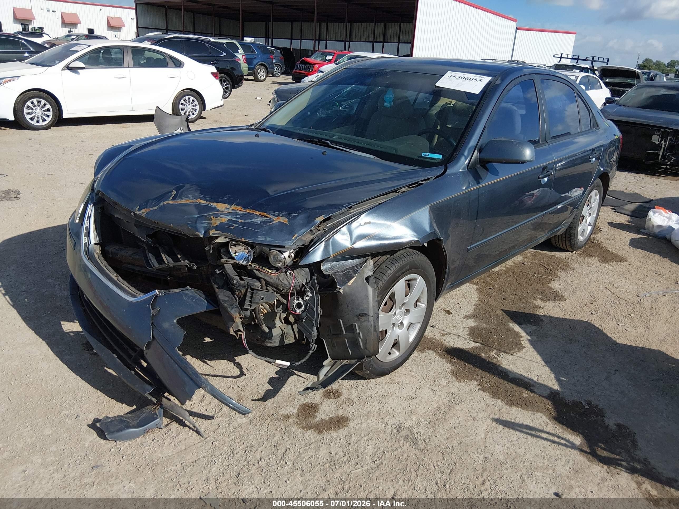 2009 Hyundai Sonata Gls Blue vin: 5NPET46C99H489892