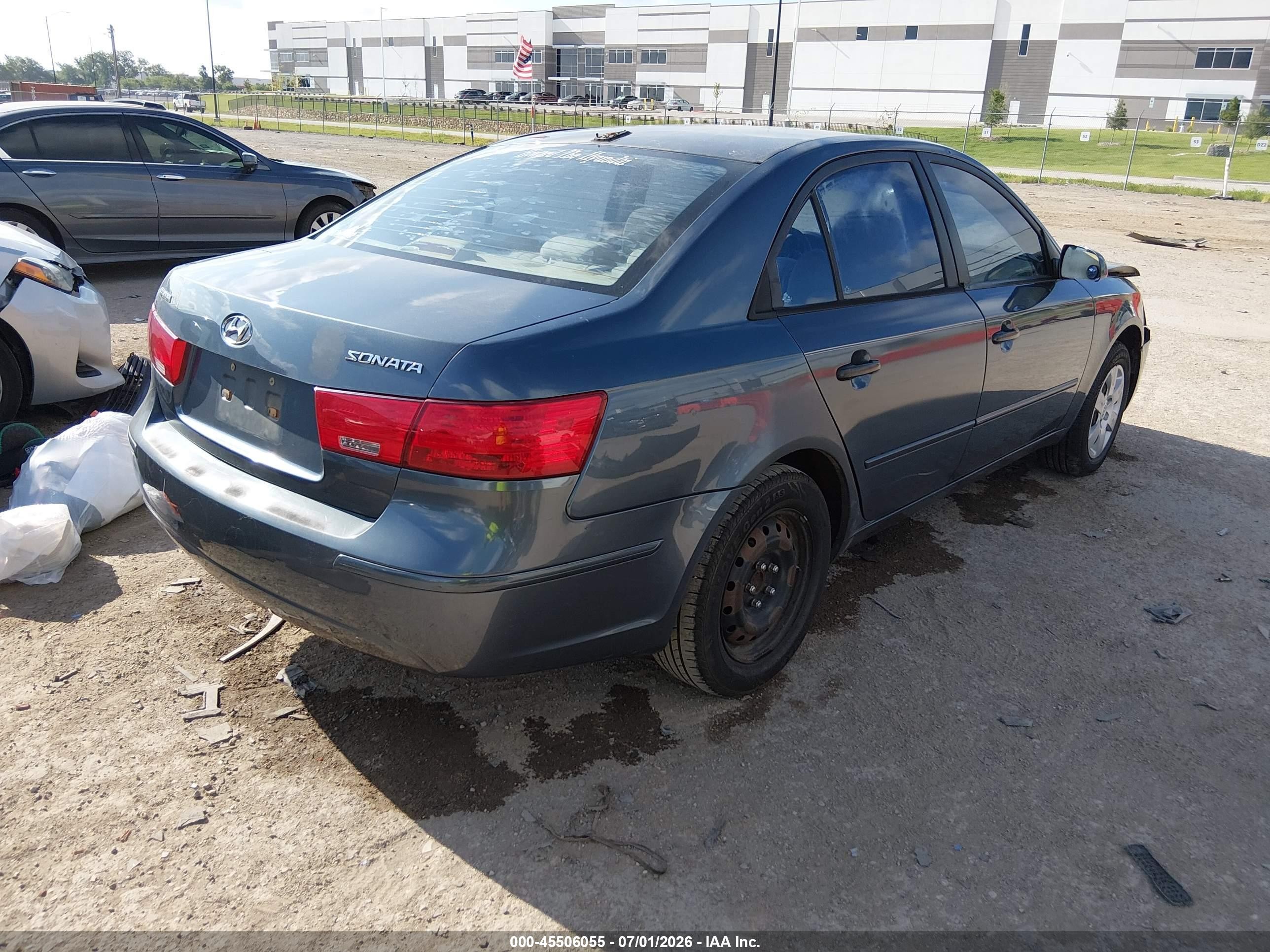2009 Hyundai Sonata Gls Blue vin: 5NPET46C99H489892