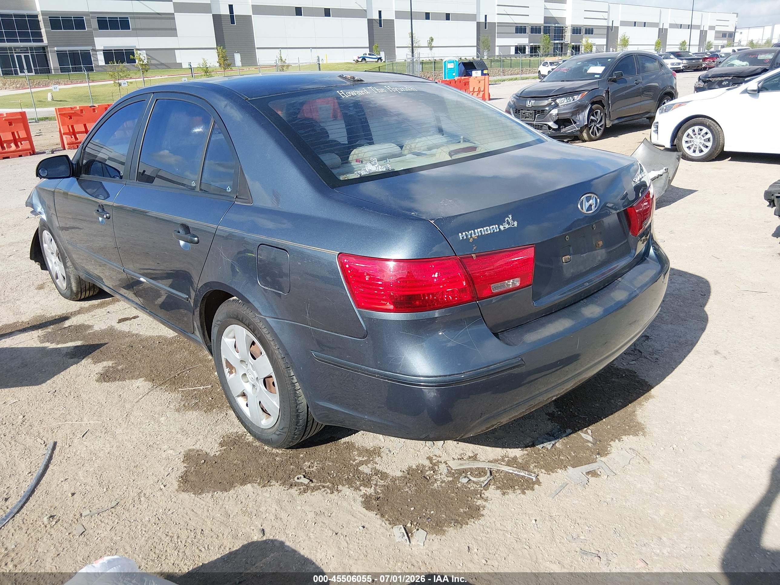 2009 Hyundai Sonata Gls Blue vin: 5NPET46C99H489892