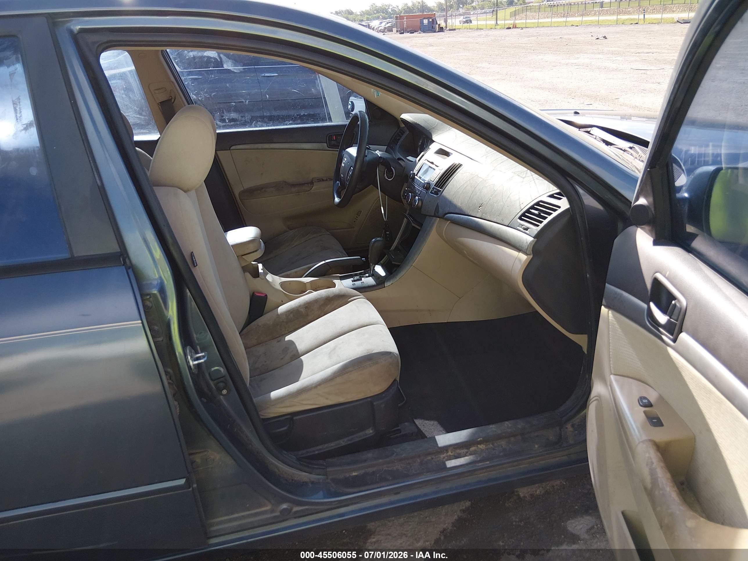 2009 Hyundai Sonata Gls Blue vin: 5NPET46C99H489892