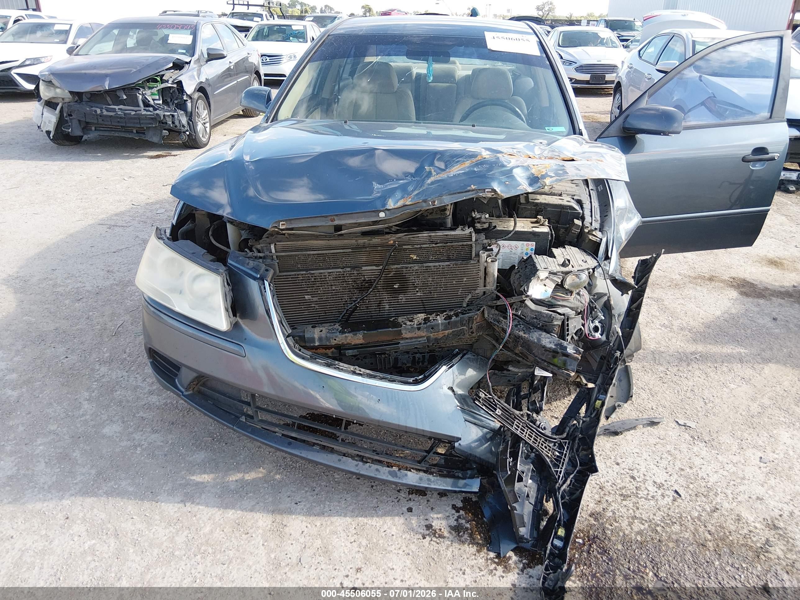 2009 Hyundai Sonata Gls Blue vin: 5NPET46C99H489892