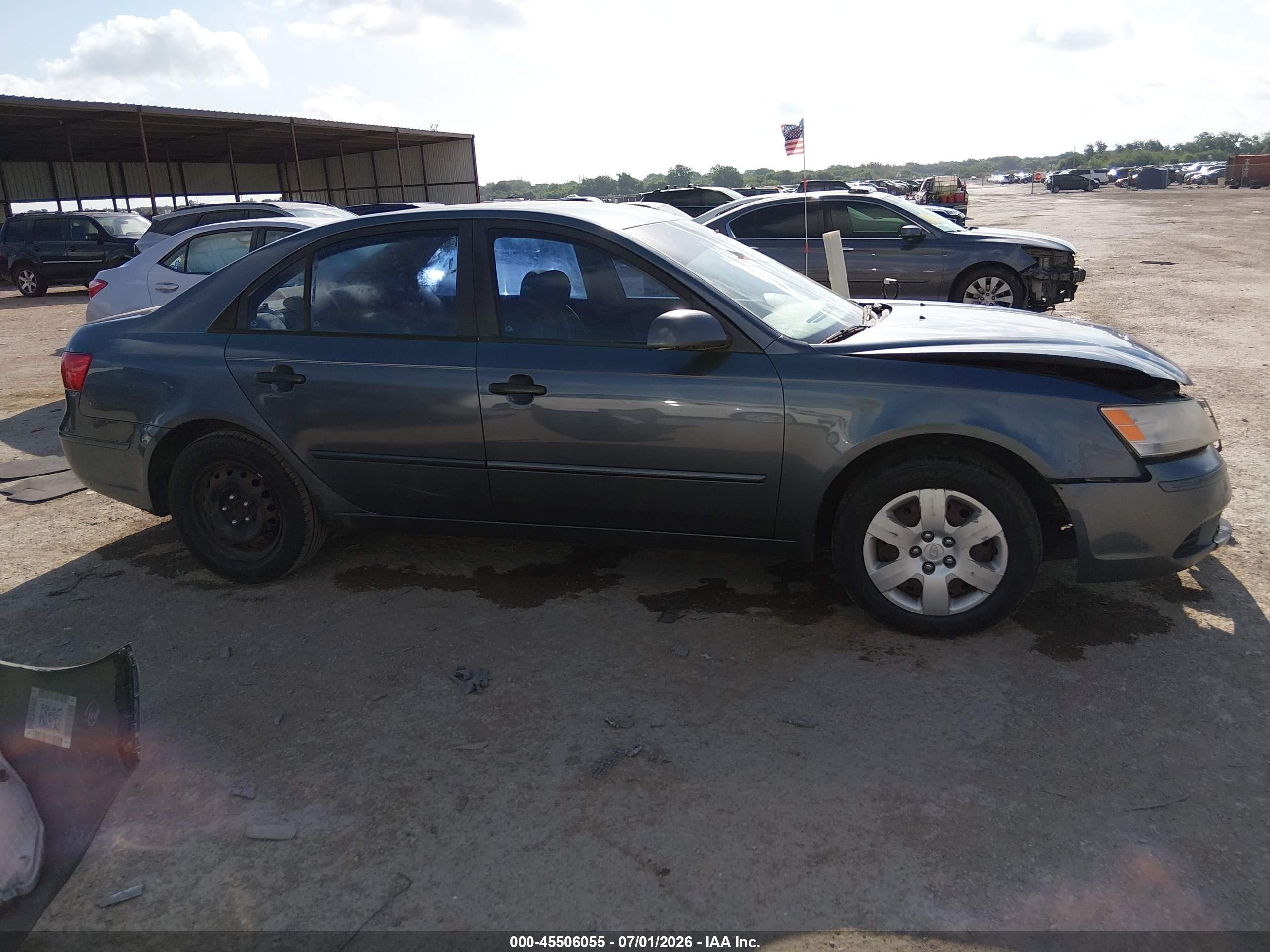 2009 Hyundai Sonata Gls Blue vin: 5NPET46C99H489892