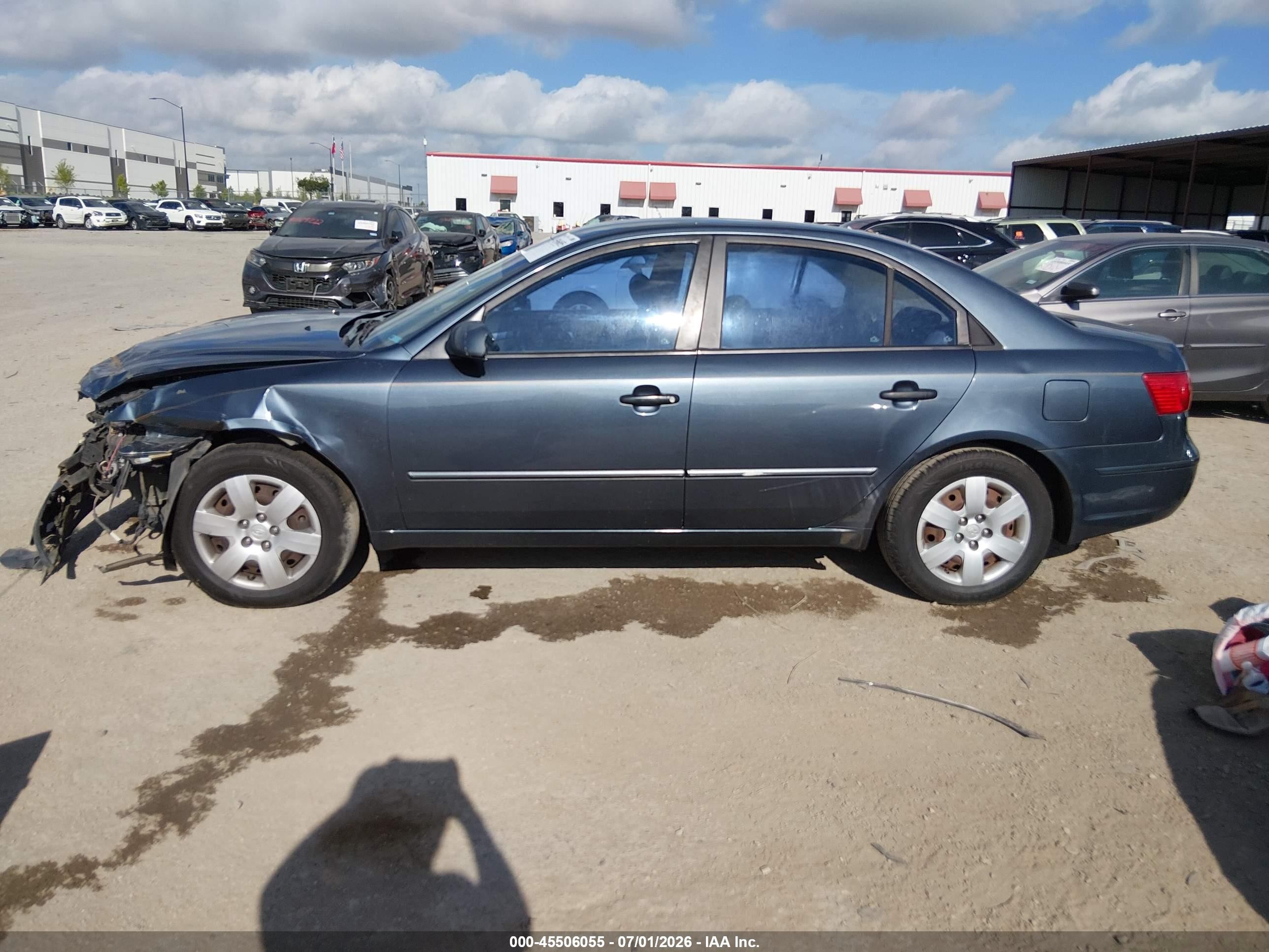 2009 Hyundai Sonata Gls Blue vin: 5NPET46C99H489892