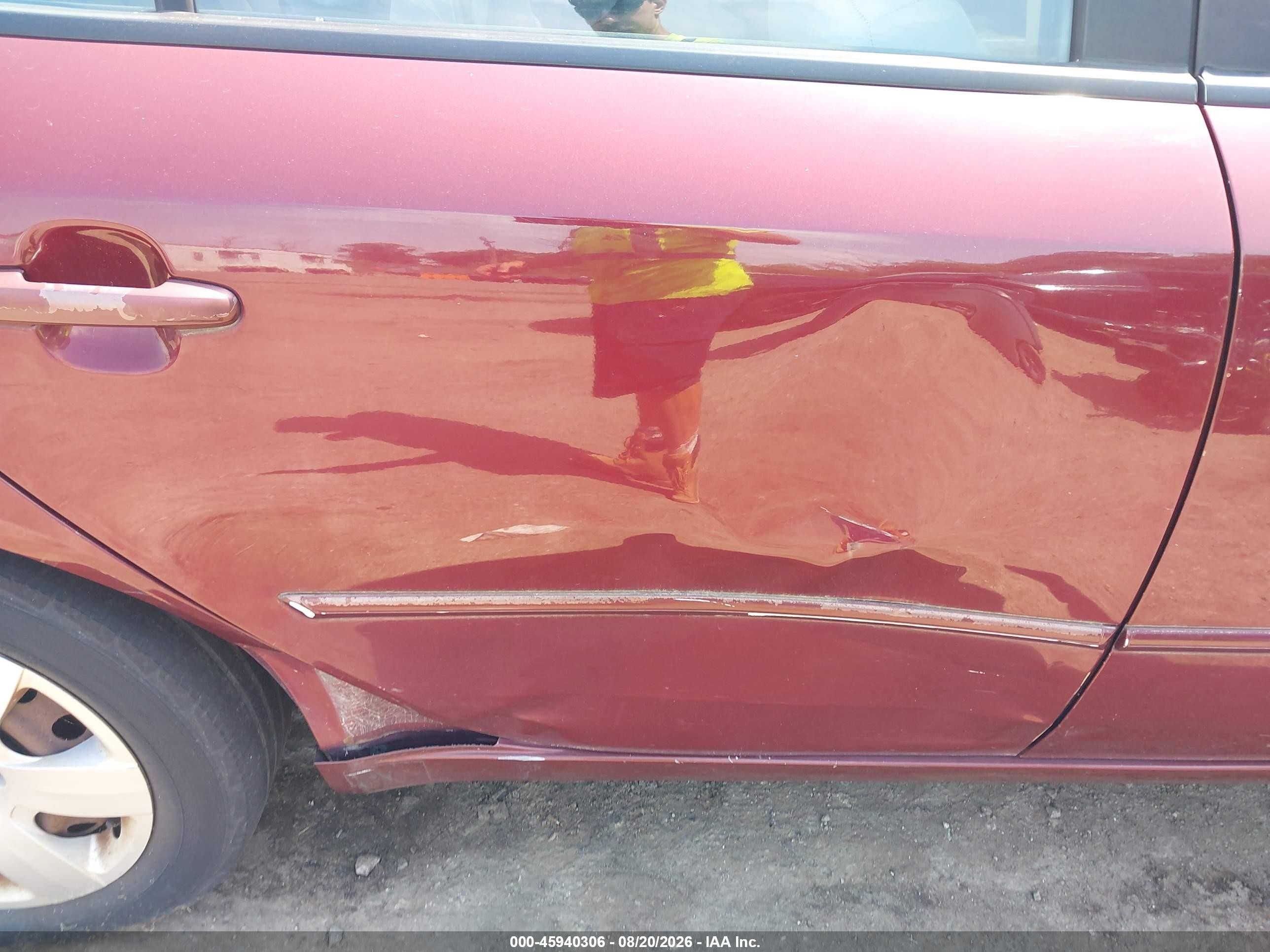2009 Hyundai Sonata Gls Burgundy vin: 5NPET46C99H490234