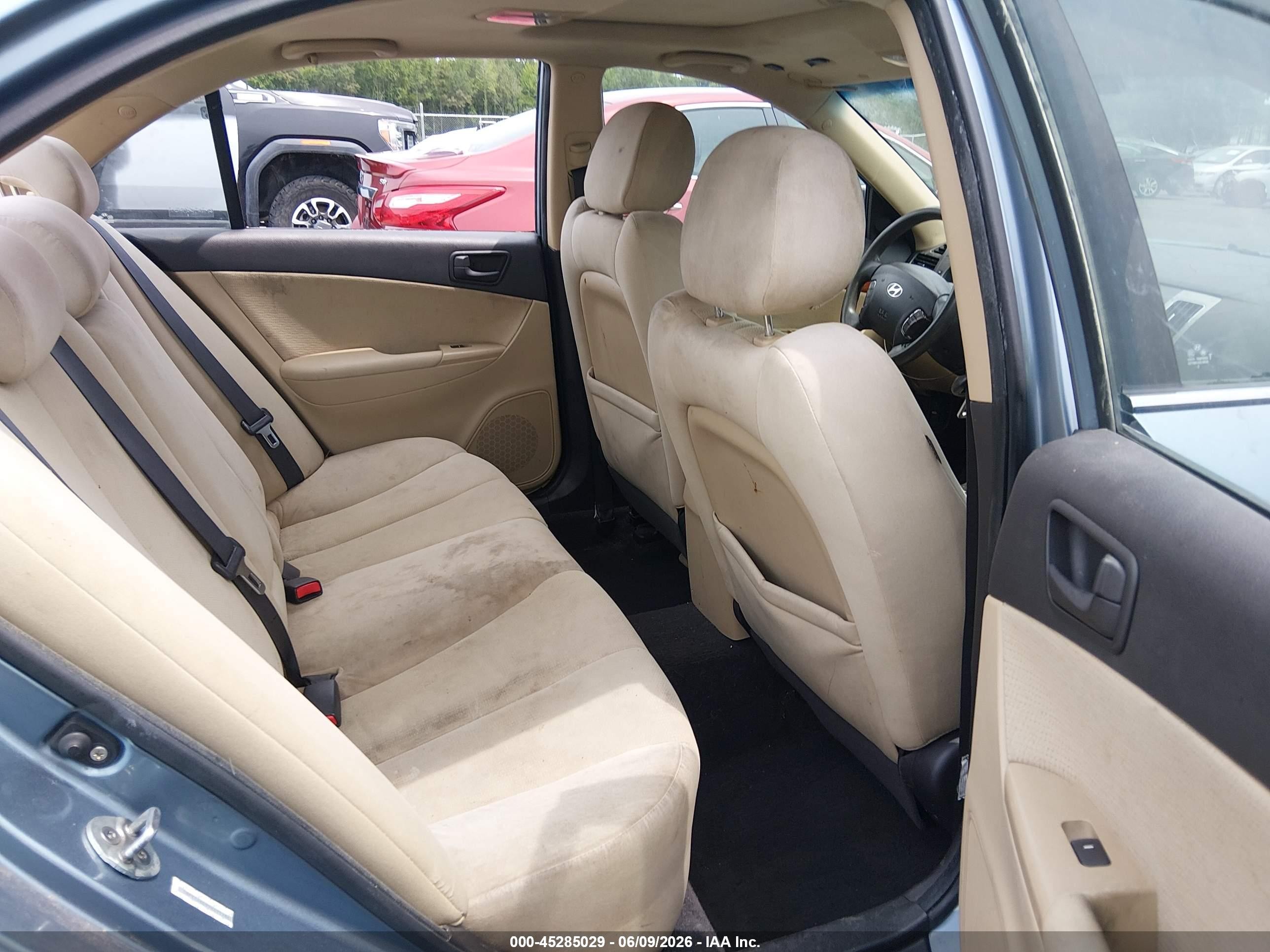 2009 Hyundai Sonata Gls Light Blue vin: 5NPET46C99H495286