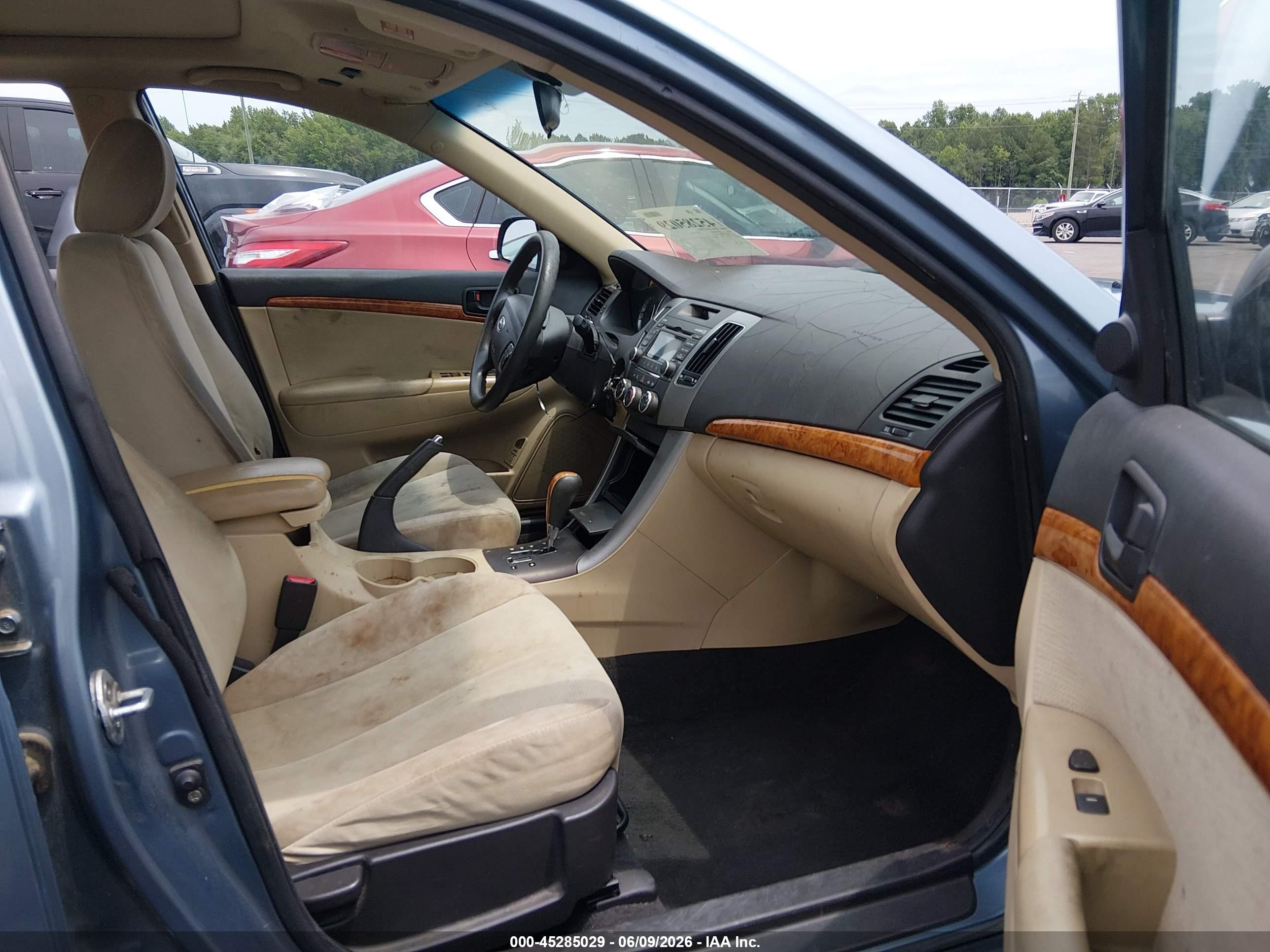 2009 Hyundai Sonata Gls Light Blue vin: 5NPET46C99H495286