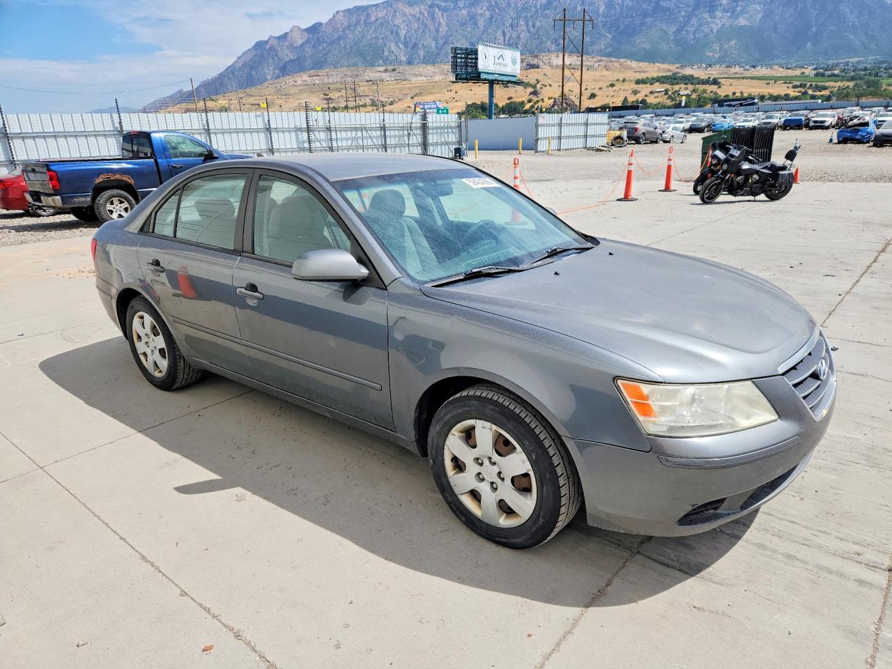 2009 Hyundai Sonata Gls Серый vin: 5NPET46C99H512345