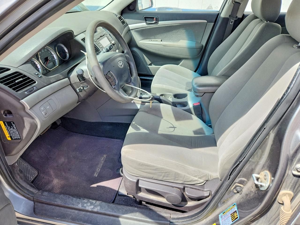 2009 Hyundai Sonata Gls Серый vin: 5NPET46C99H512345