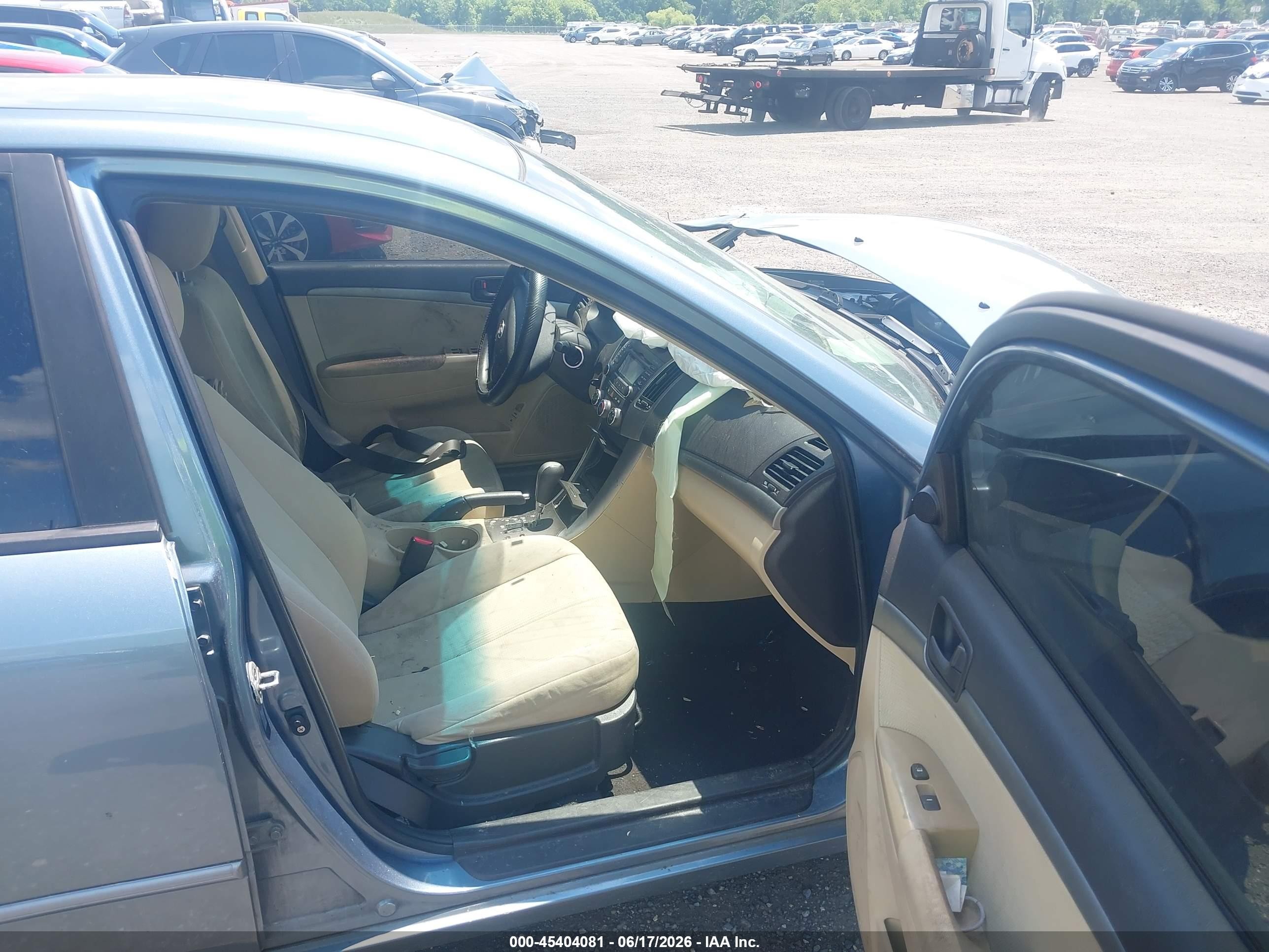 2009 Hyundai Sonata Gls Синий vin: 5NPET46C99H526617
