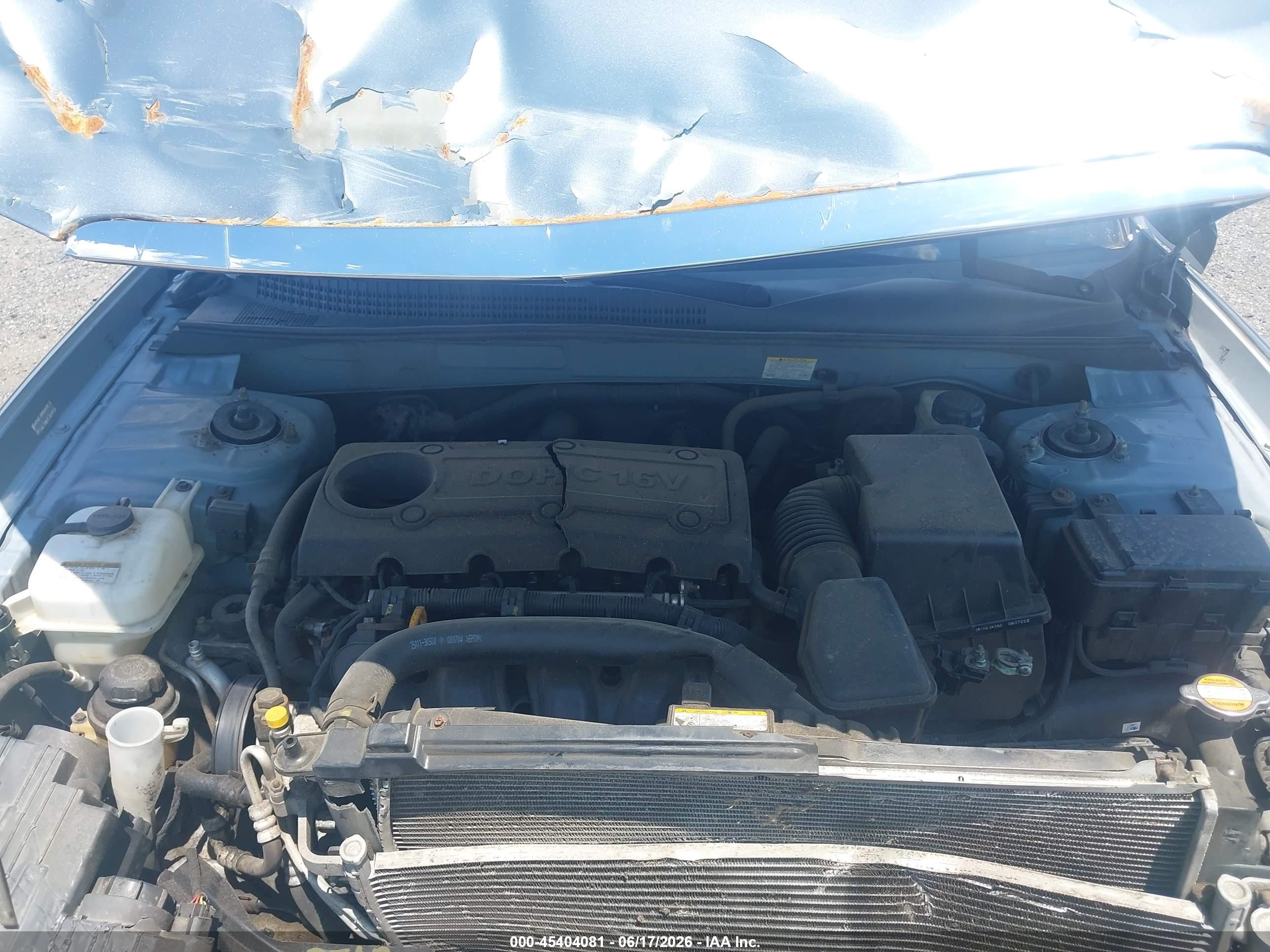 2009 Hyundai Sonata Gls Синий vin: 5NPET46C99H526617