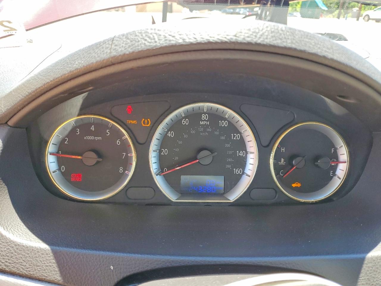 2009 Hyundai Sonata Gls Burgundy vin: 5NPET46C99H529307