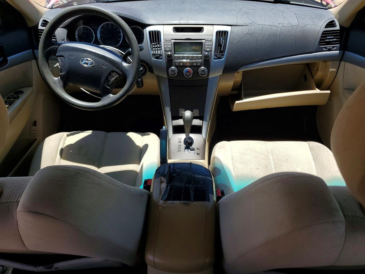 2009 Hyundai Sonata Gls Burgundy vin: 5NPET46C99H529307