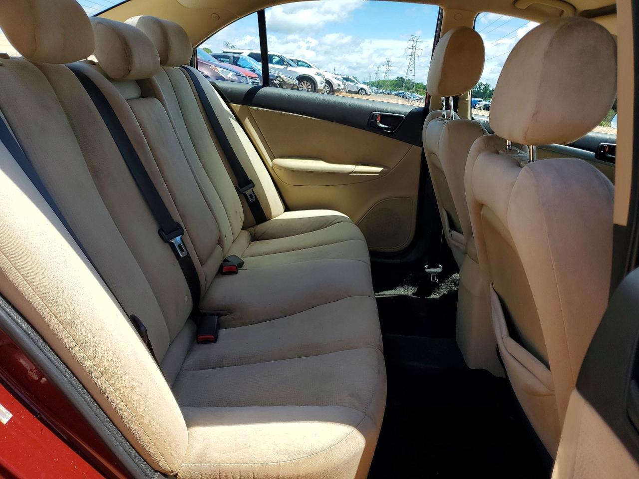 2009 Hyundai Sonata Gls Burgundy vin: 5NPET46C99H529307