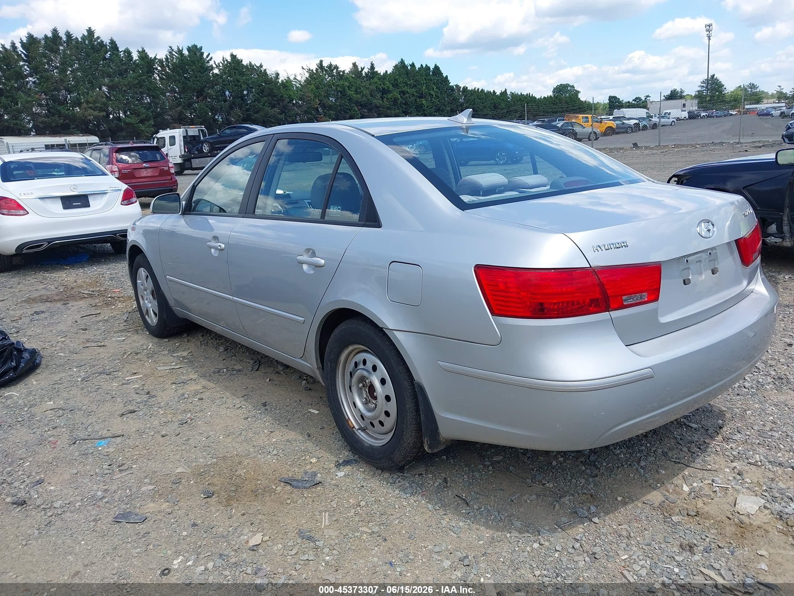 2009 Hyundai Sonata Gls Синий vin: 5NPET46C99H557396