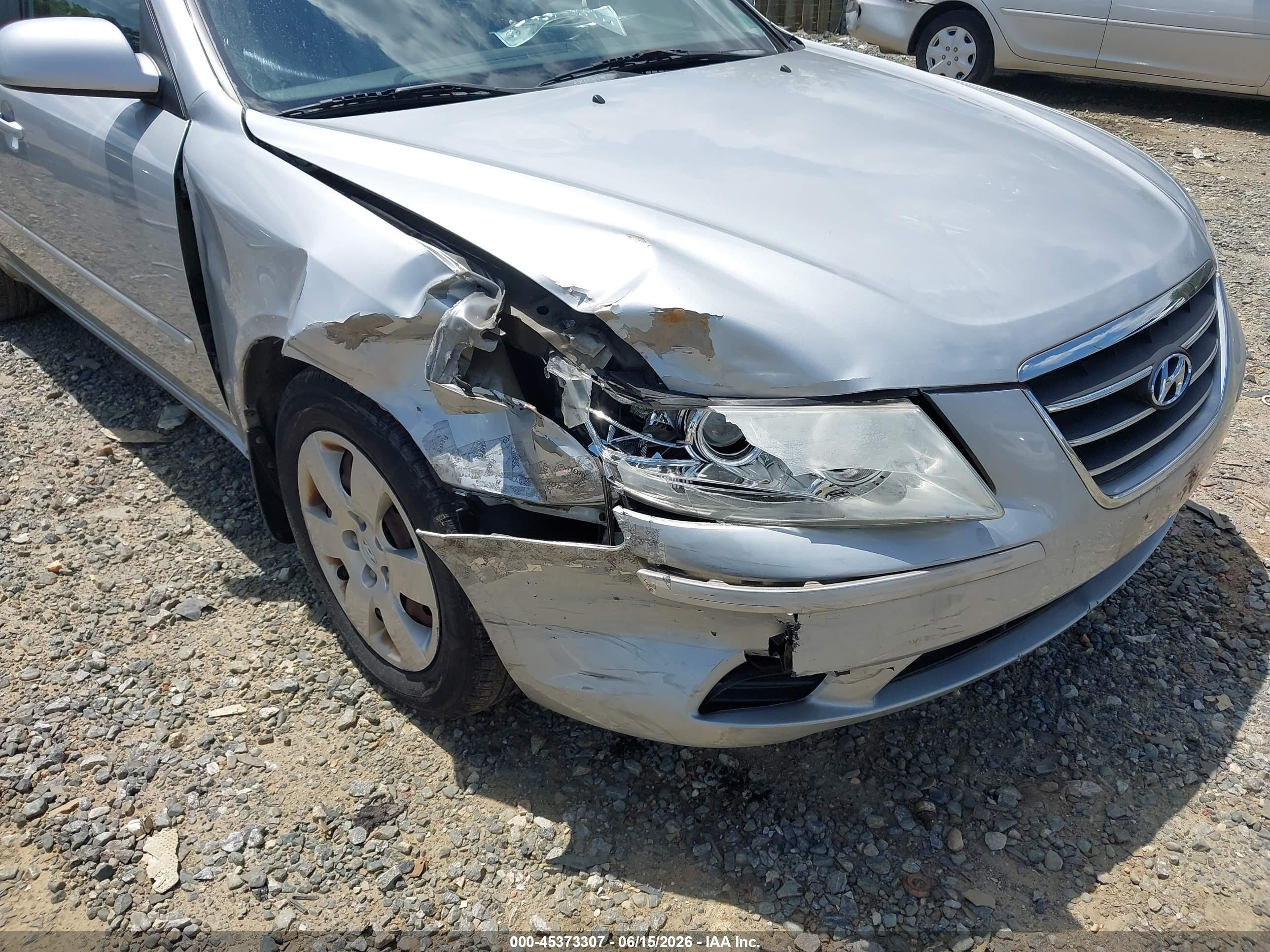 2009 Hyundai Sonata Gls Синий vin: 5NPET46C99H557396