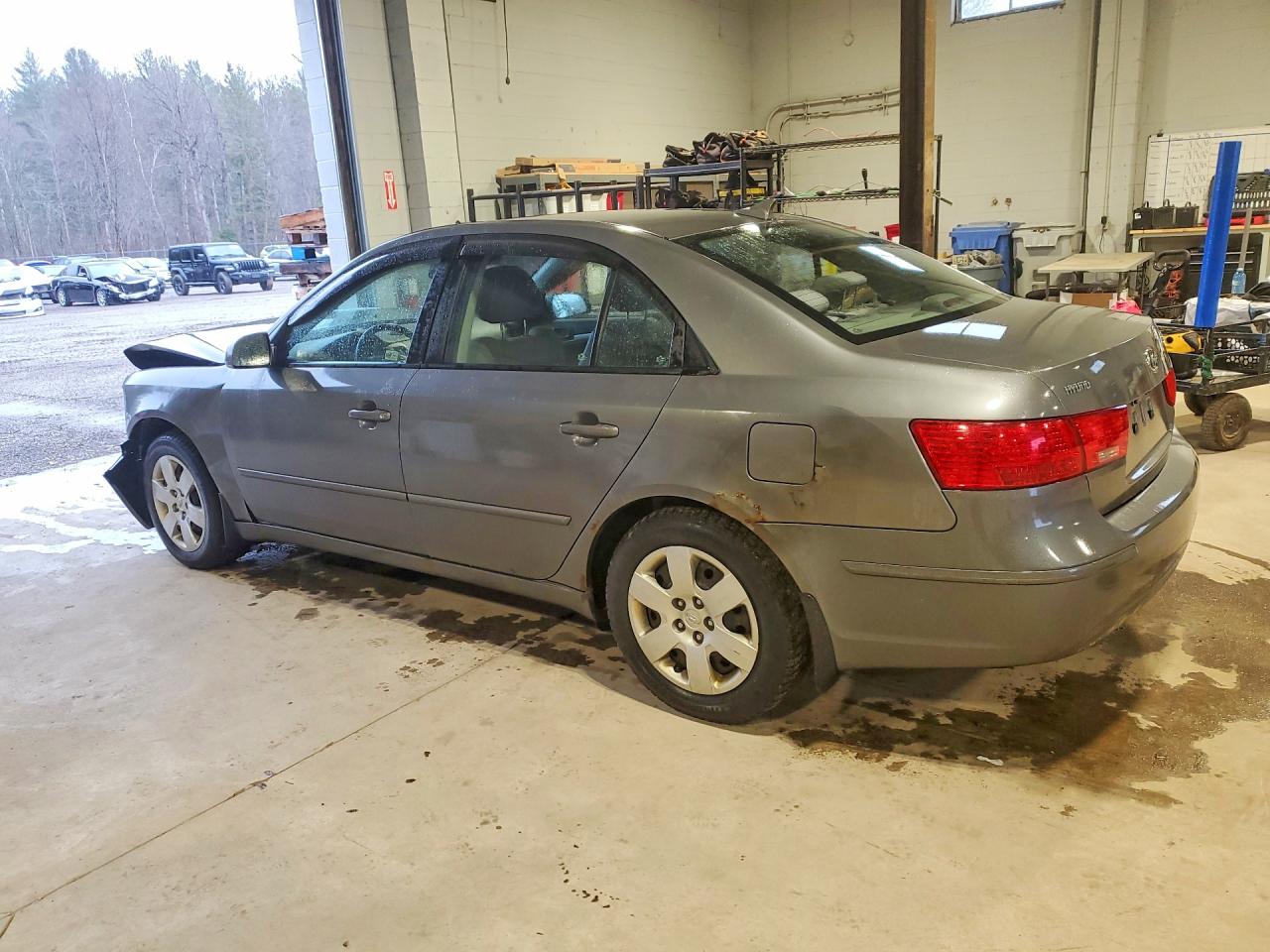 2009 Hyundai Sonata Gls Серый vin: 5NPET46C99H559472