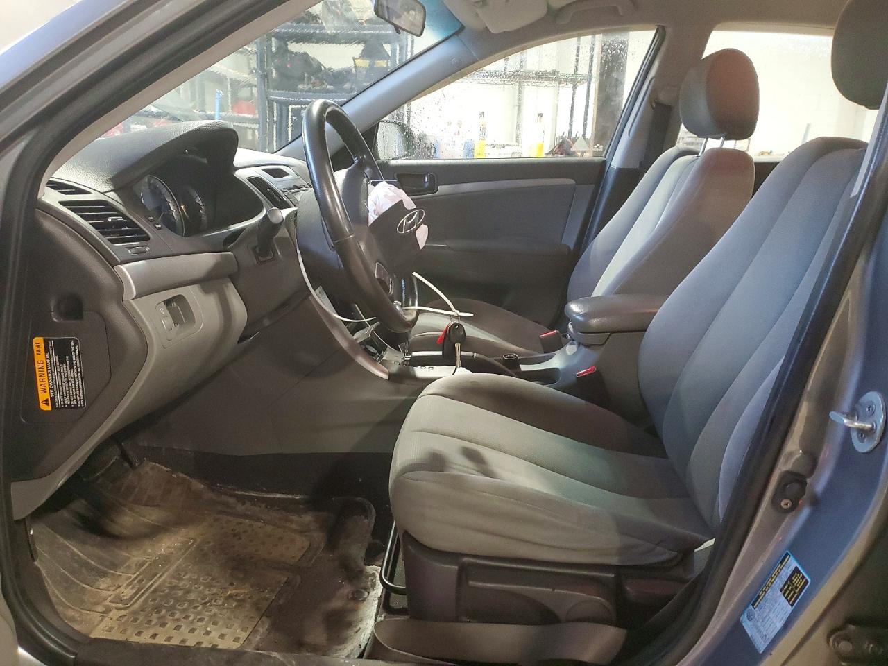 2009 Hyundai Sonata Gls Серый vin: 5NPET46C99H559472