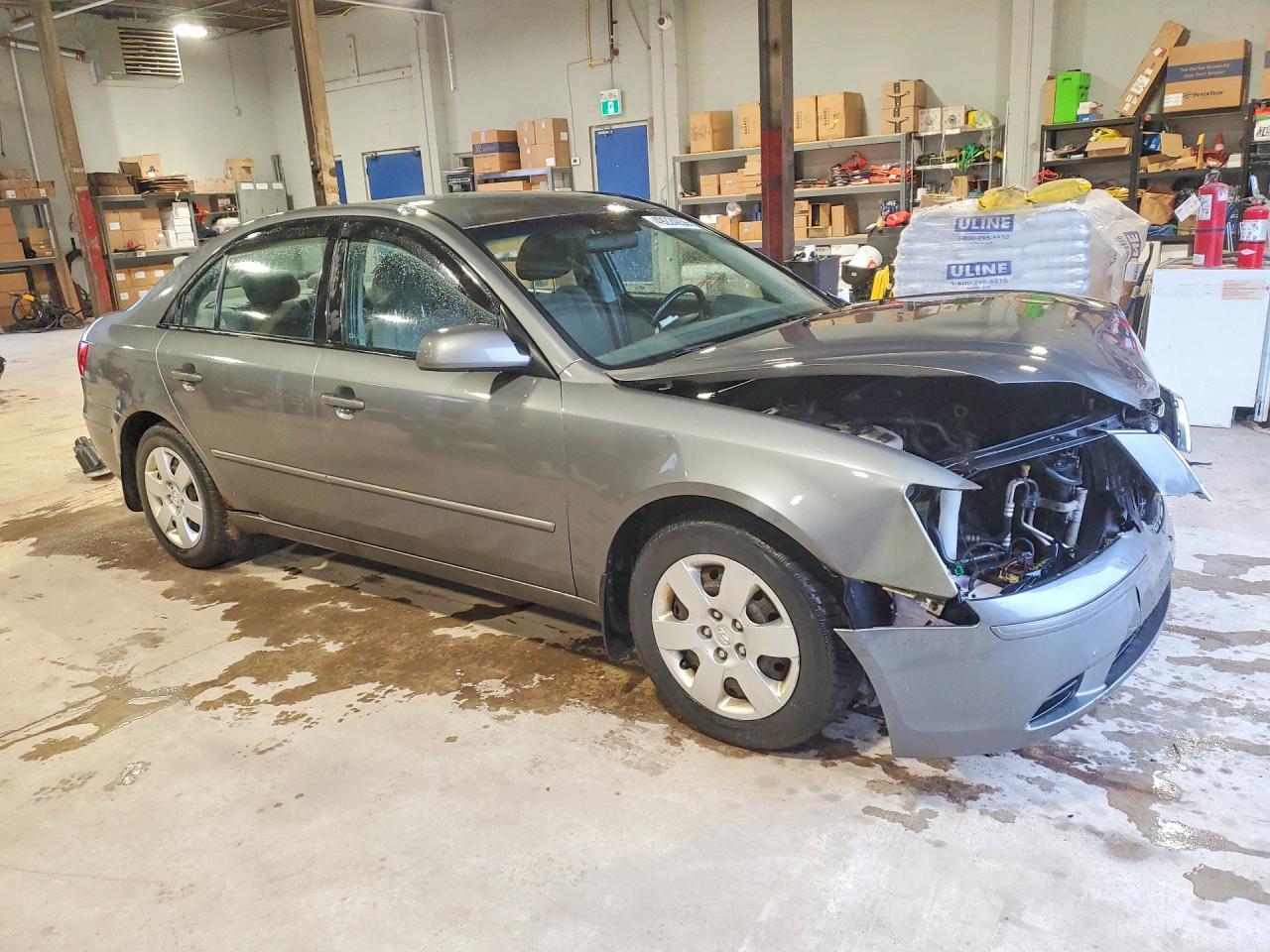 2009 Hyundai Sonata Gls Серый vin: 5NPET46C99H559472