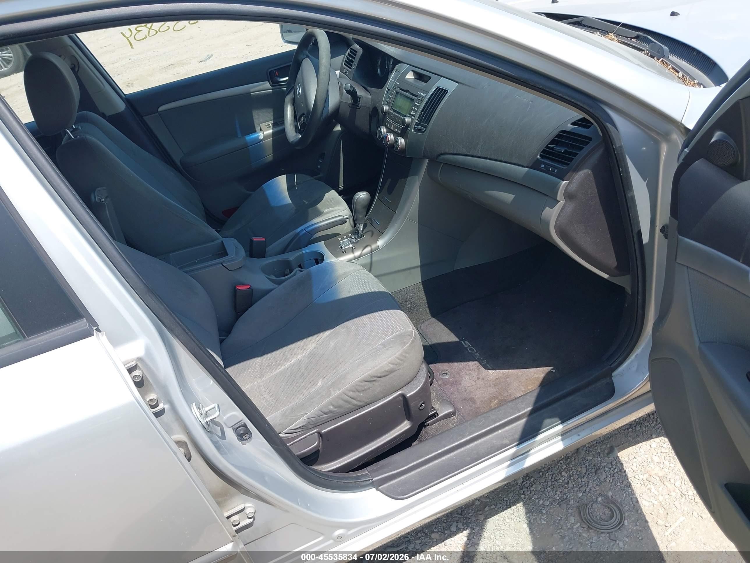 2009 Hyundai Sonata Gls Silver vin: 5NPET46C99H572366