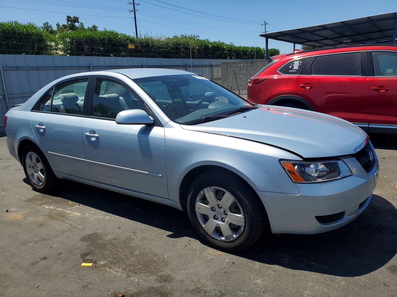 2006 Hyundai Sonata Gl Blue vin: 5NPET46CX6H072647