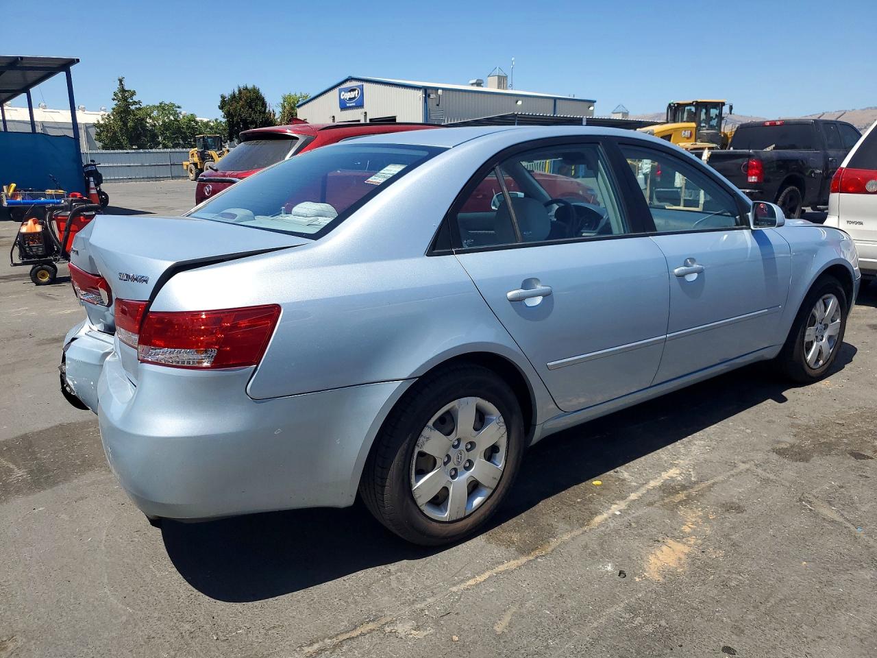2006 Hyundai Sonata Gl Blue vin: 5NPET46CX6H072647
