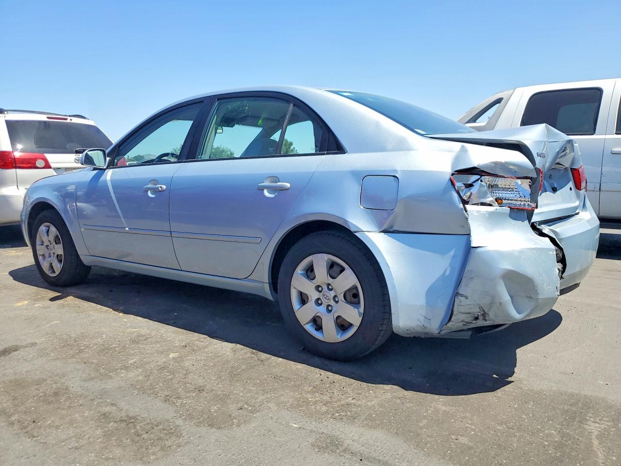 2006 Hyundai Sonata Gl Blue vin: 5NPET46CX6H072647