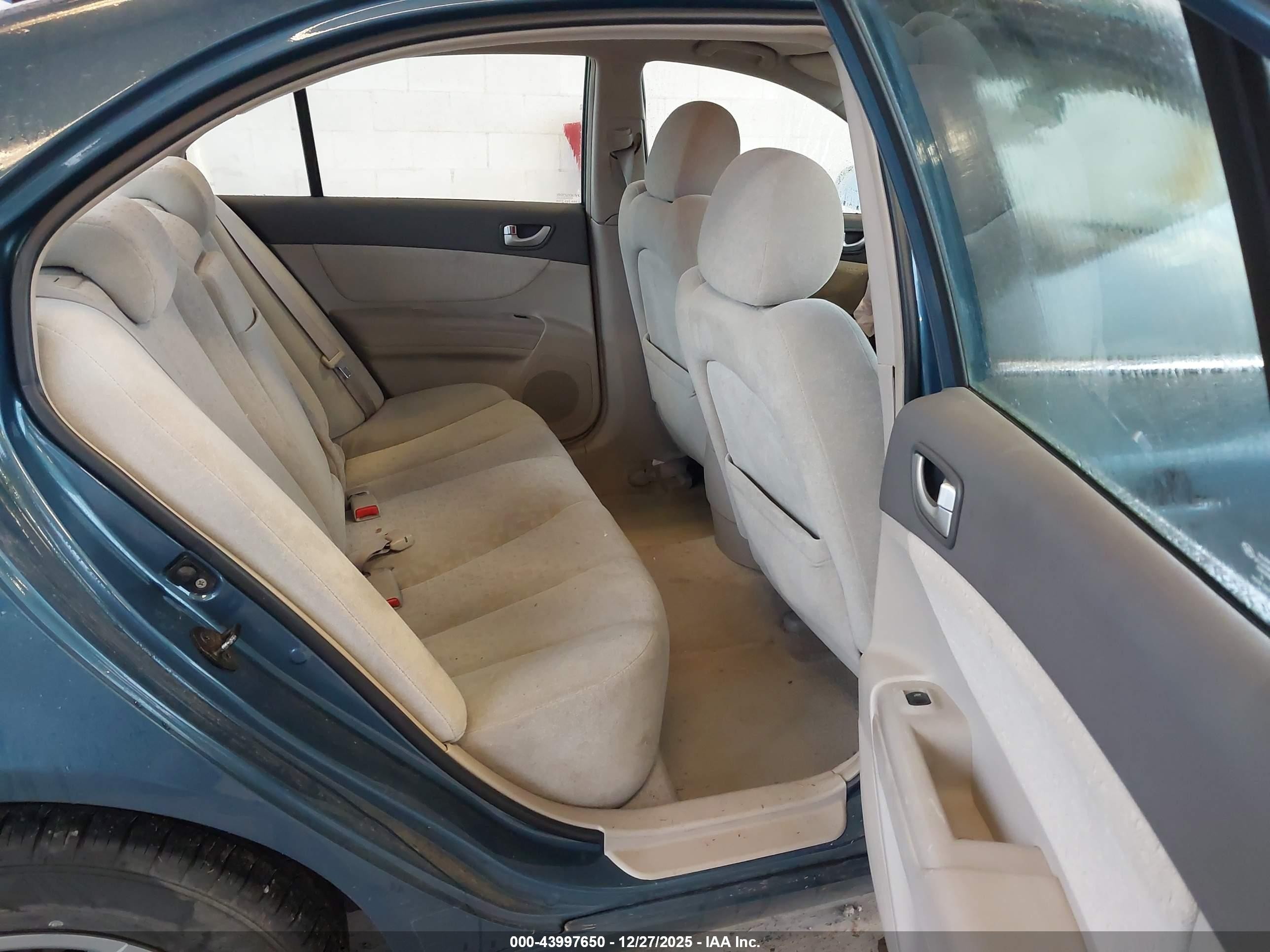 2007 Hyundai Sonata Gls Blue vin: 5NPET46CX7H233547