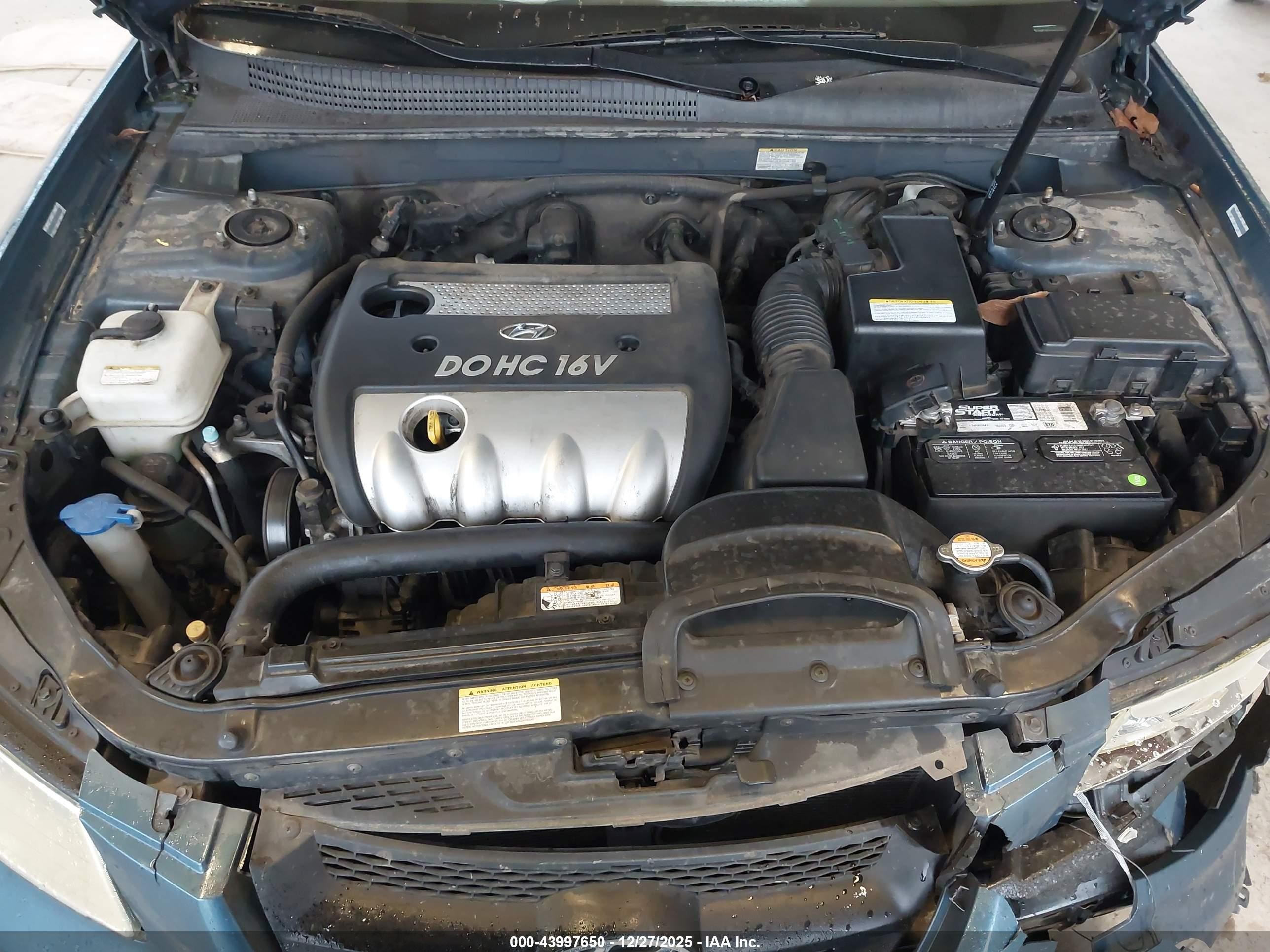 2007 Hyundai Sonata Gls Blue vin: 5NPET46CX7H233547