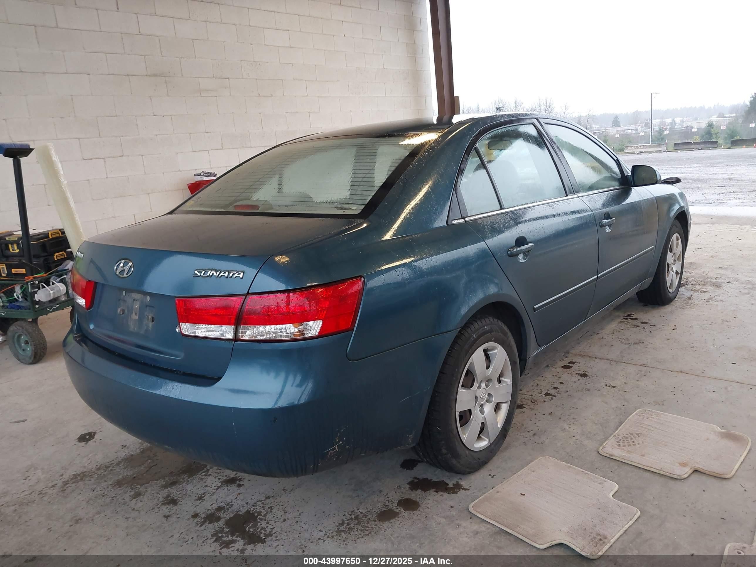 2007 Hyundai Sonata Gls Blue vin: 5NPET46CX7H233547