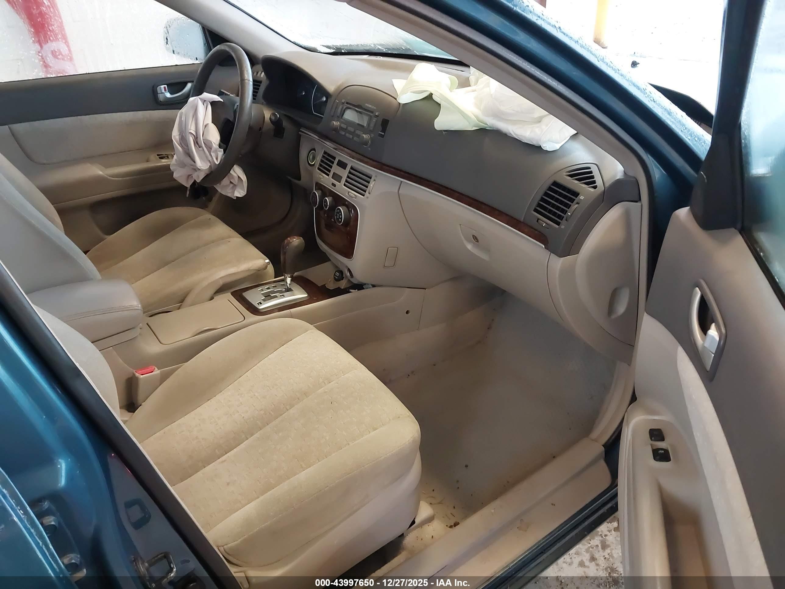 2007 Hyundai Sonata Gls Blue vin: 5NPET46CX7H233547