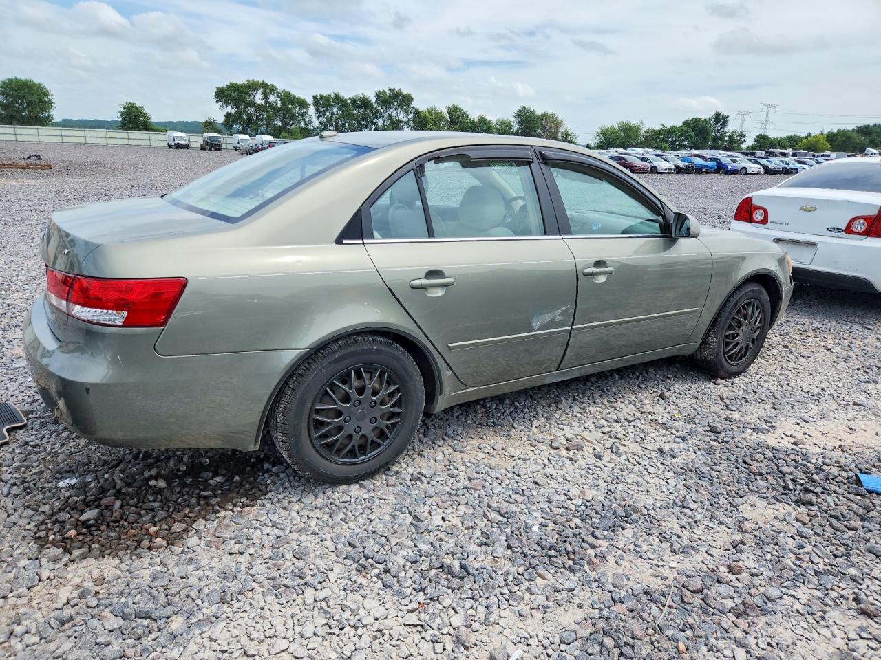 2007 Hyundai Sonata Gls Green vin: 5NPET46CX7H268833