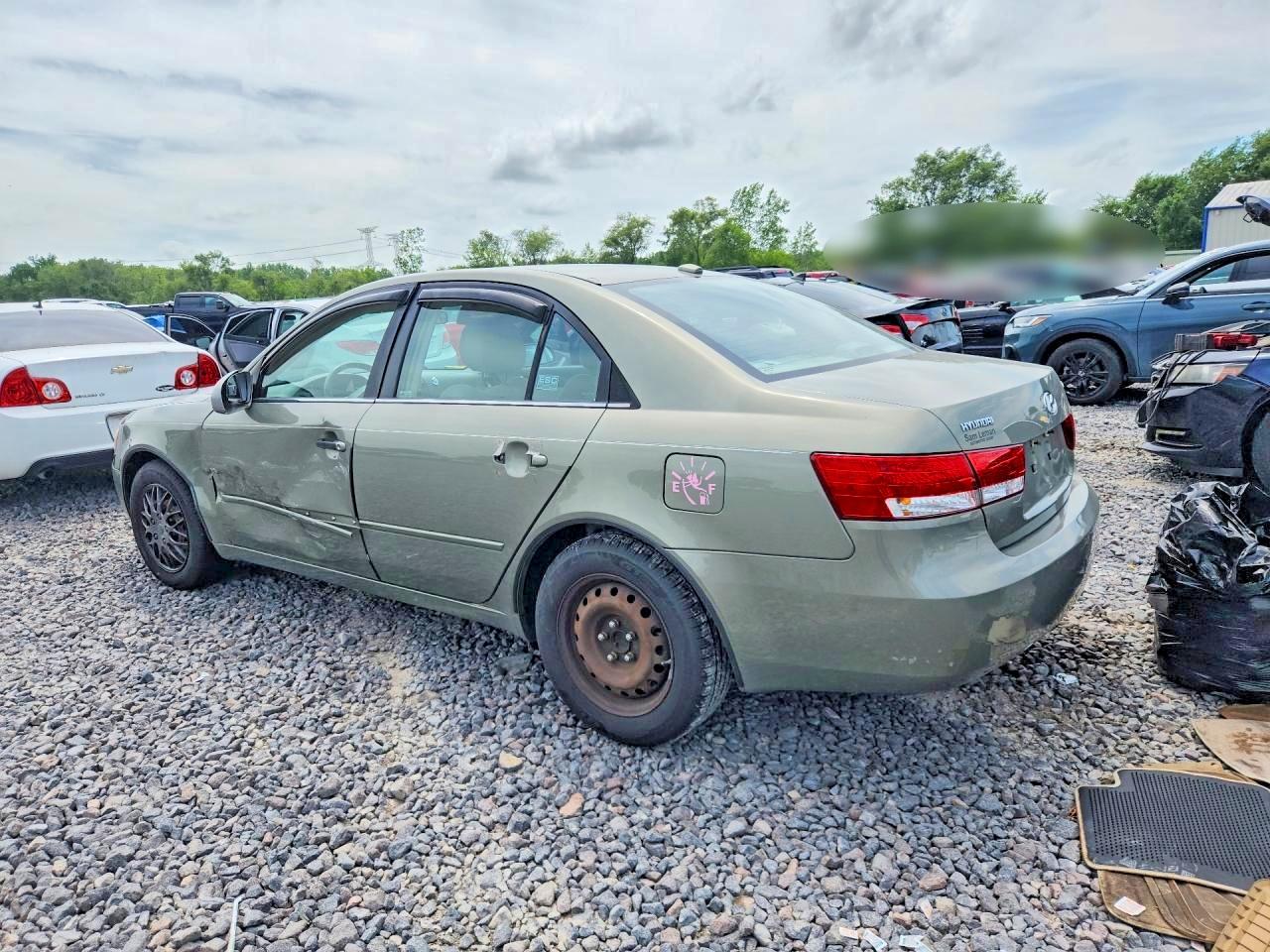 2007 Hyundai Sonata Gls Green vin: 5NPET46CX7H268833