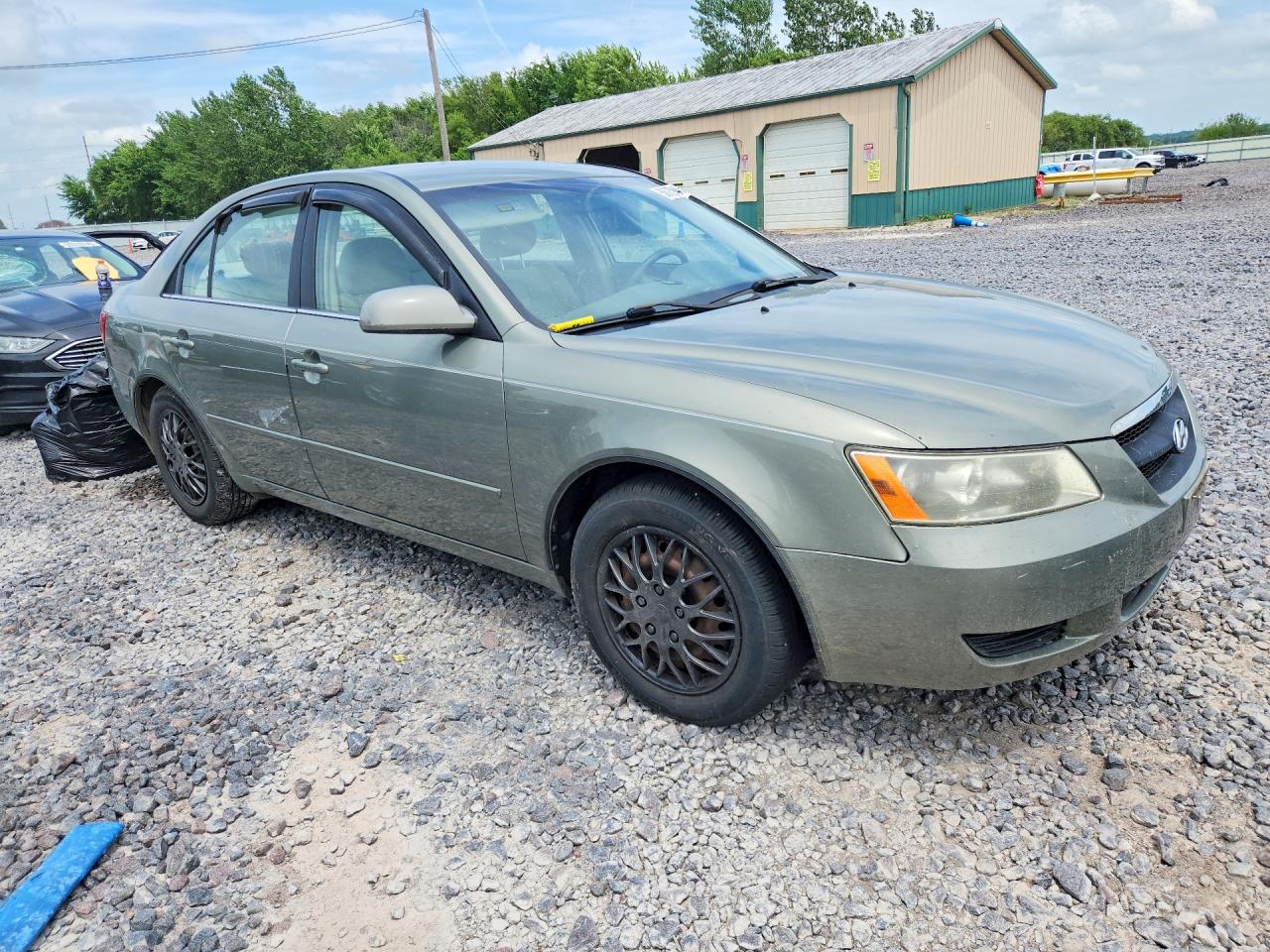 2007 Hyundai Sonata Gls Green vin: 5NPET46CX7H268833