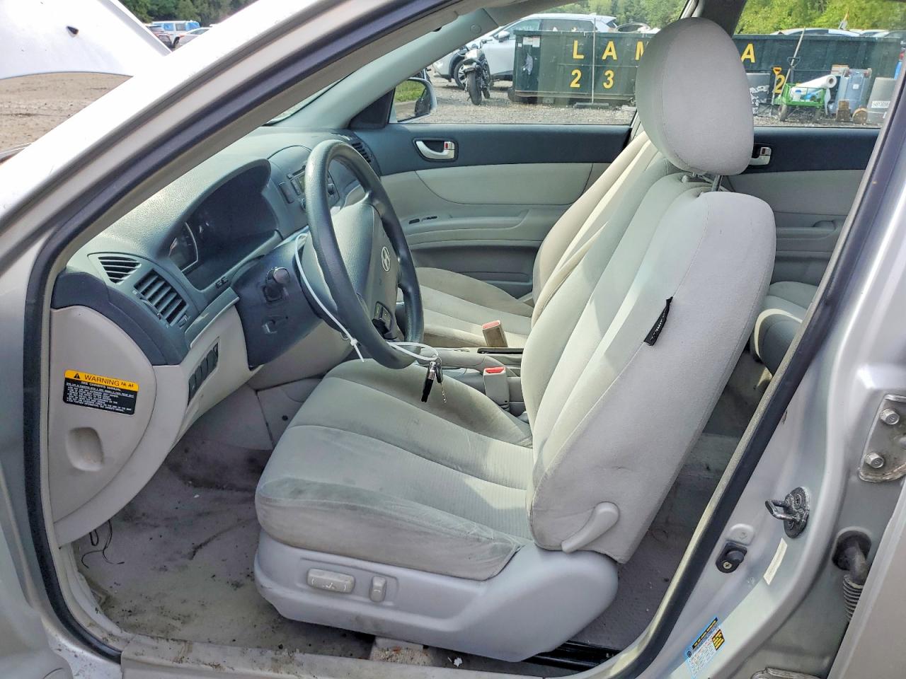 2008 Hyundai Sonata Gls Silver vin: 5NPET46CX8H305221