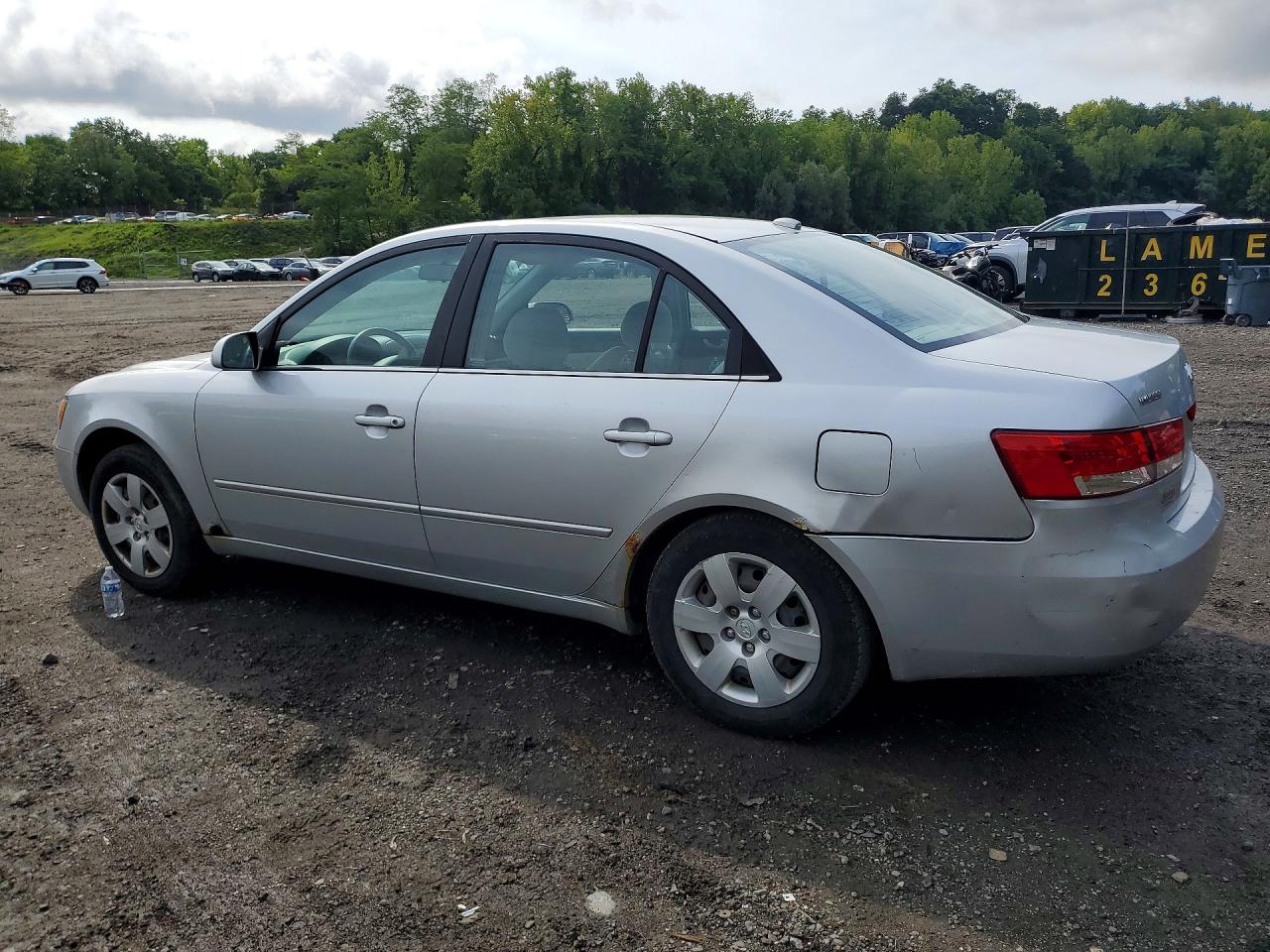 2008 Hyundai Sonata Gls Silver vin: 5NPET46CX8H305221