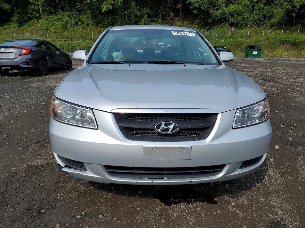 2008 Hyundai Sonata Gls Silver vin: 5NPET46CX8H305221