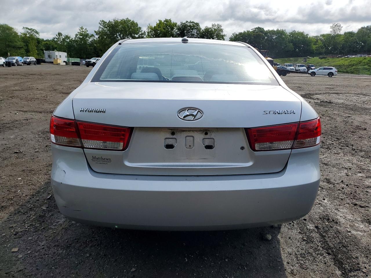 2008 Hyundai Sonata Gls Silver vin: 5NPET46CX8H305221