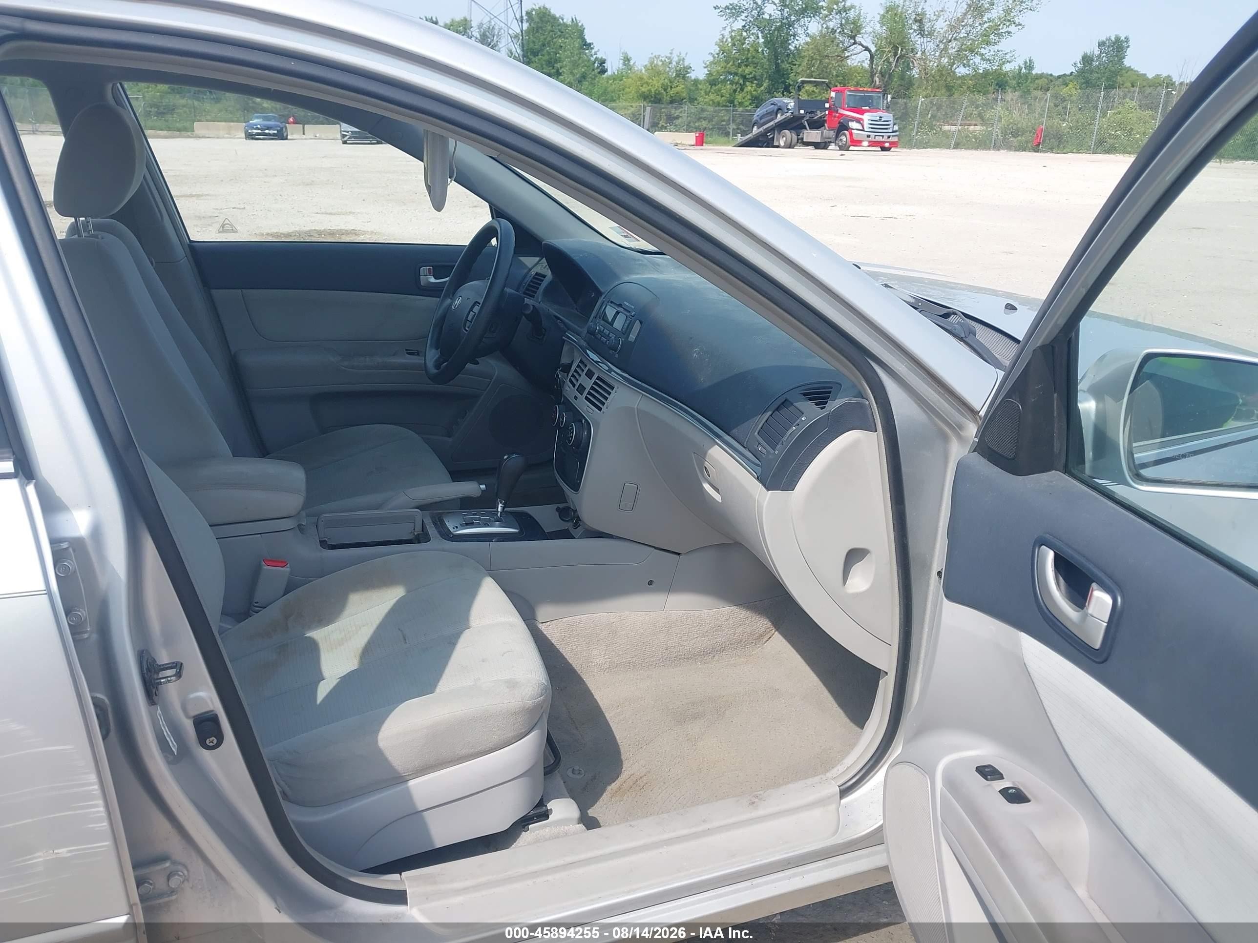 2008 Hyundai Sonata Gls Серебряный vin: 5NPET46CX8H312847