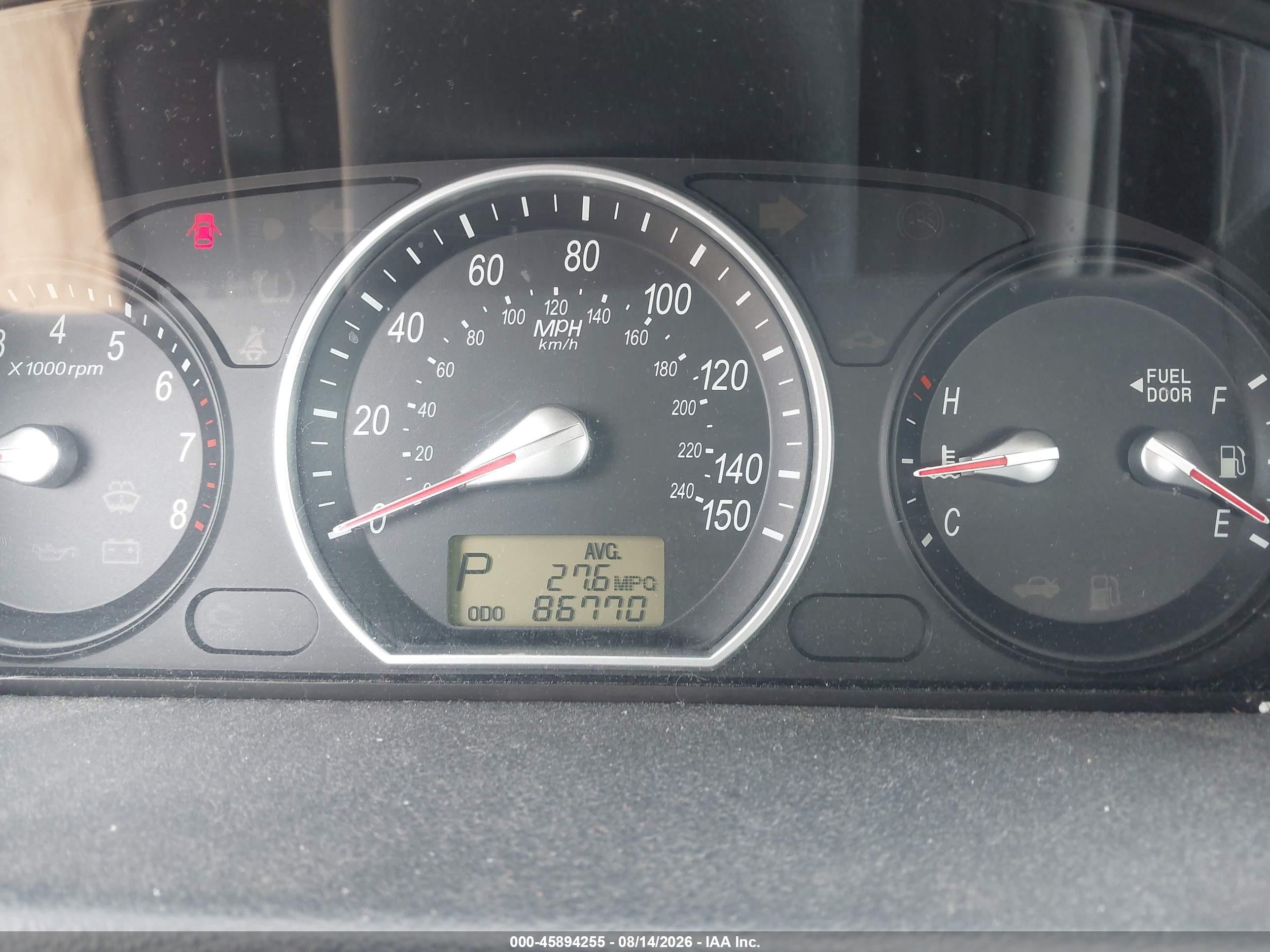 2008 Hyundai Sonata Gls Серебряный vin: 5NPET46CX8H312847