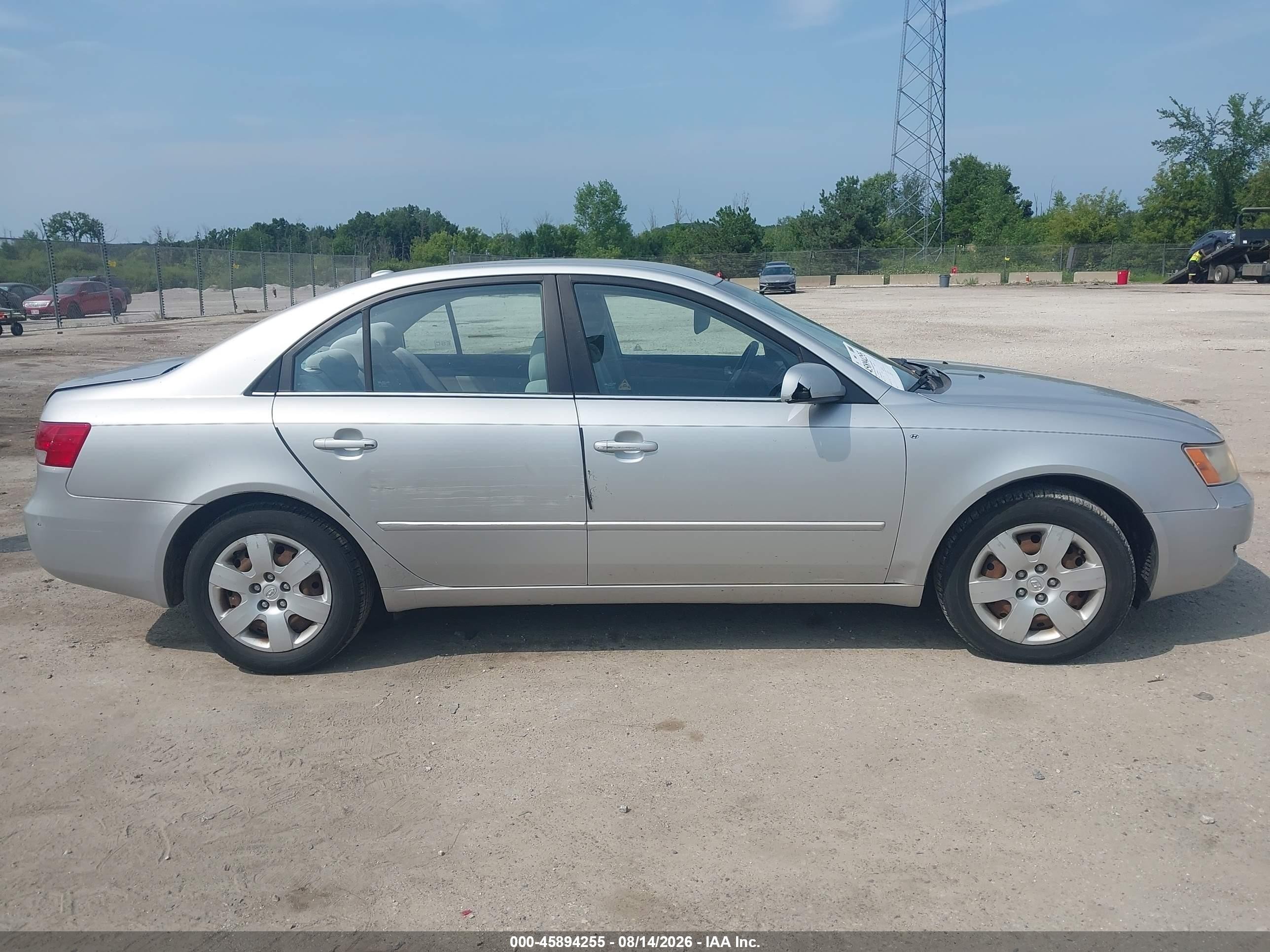 2008 Hyundai Sonata Gls Серебряный vin: 5NPET46CX8H312847