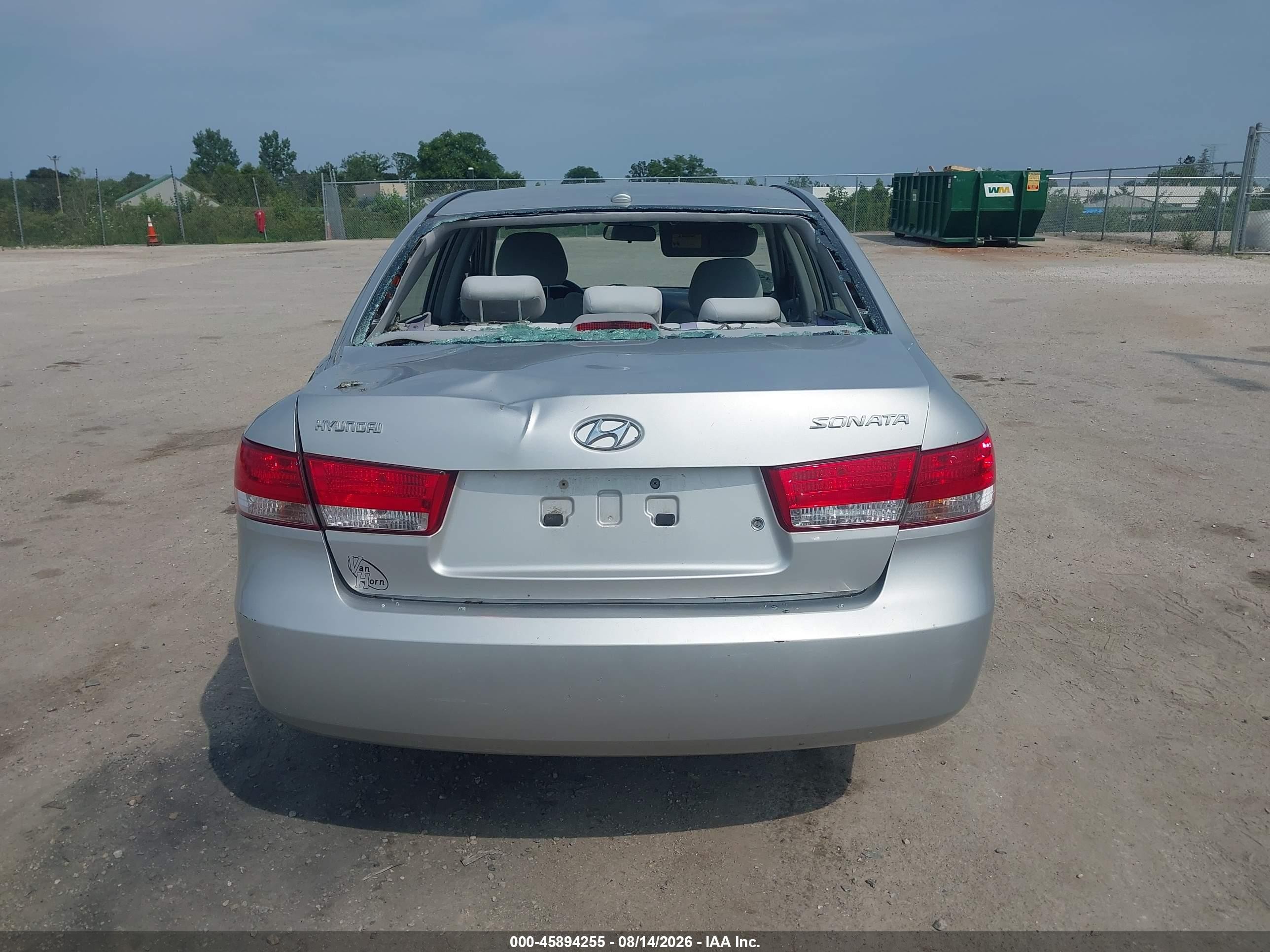 2008 Hyundai Sonata Gls Серебряный vin: 5NPET46CX8H312847