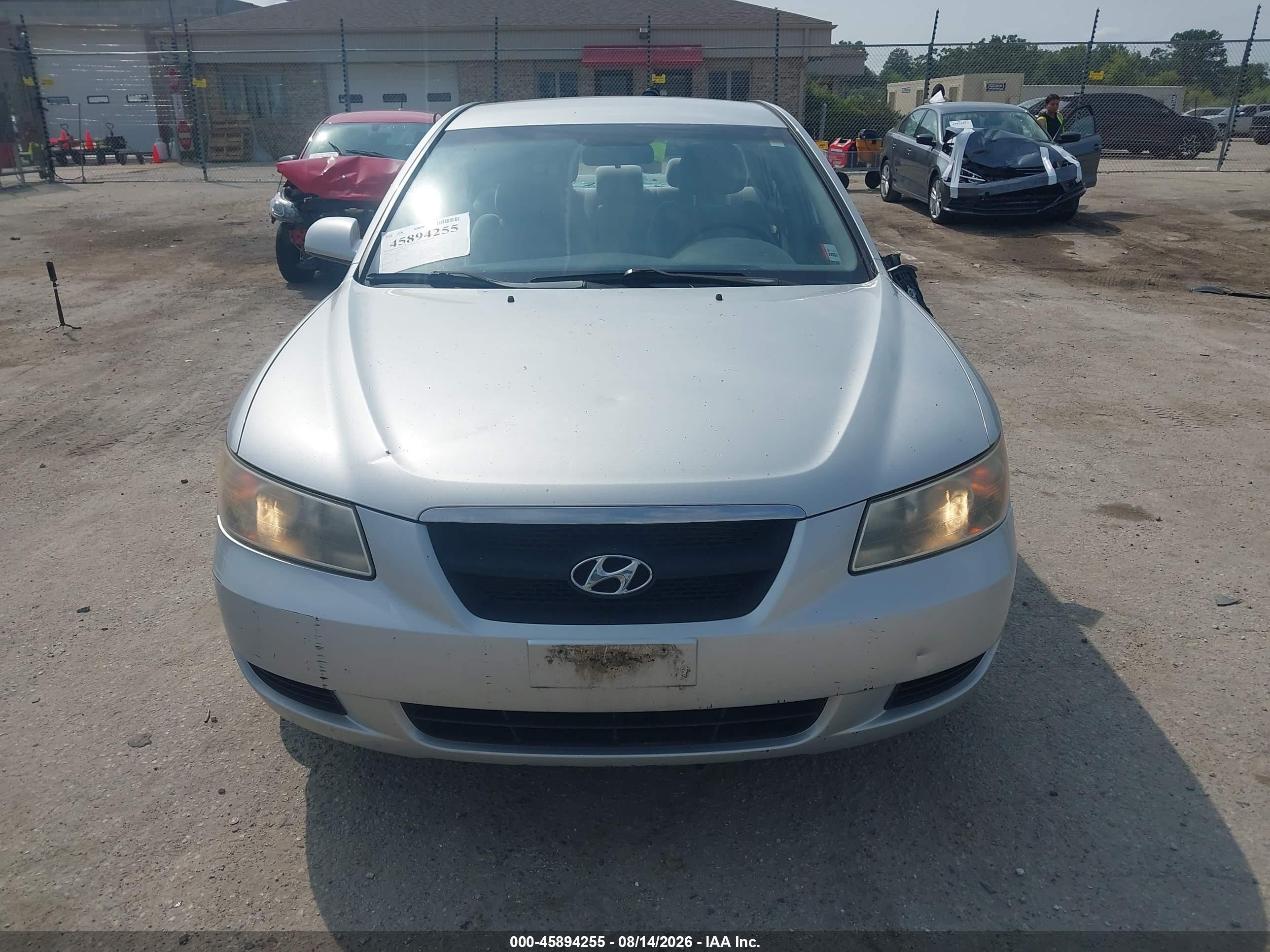 2008 Hyundai Sonata Gls Серебряный vin: 5NPET46CX8H312847