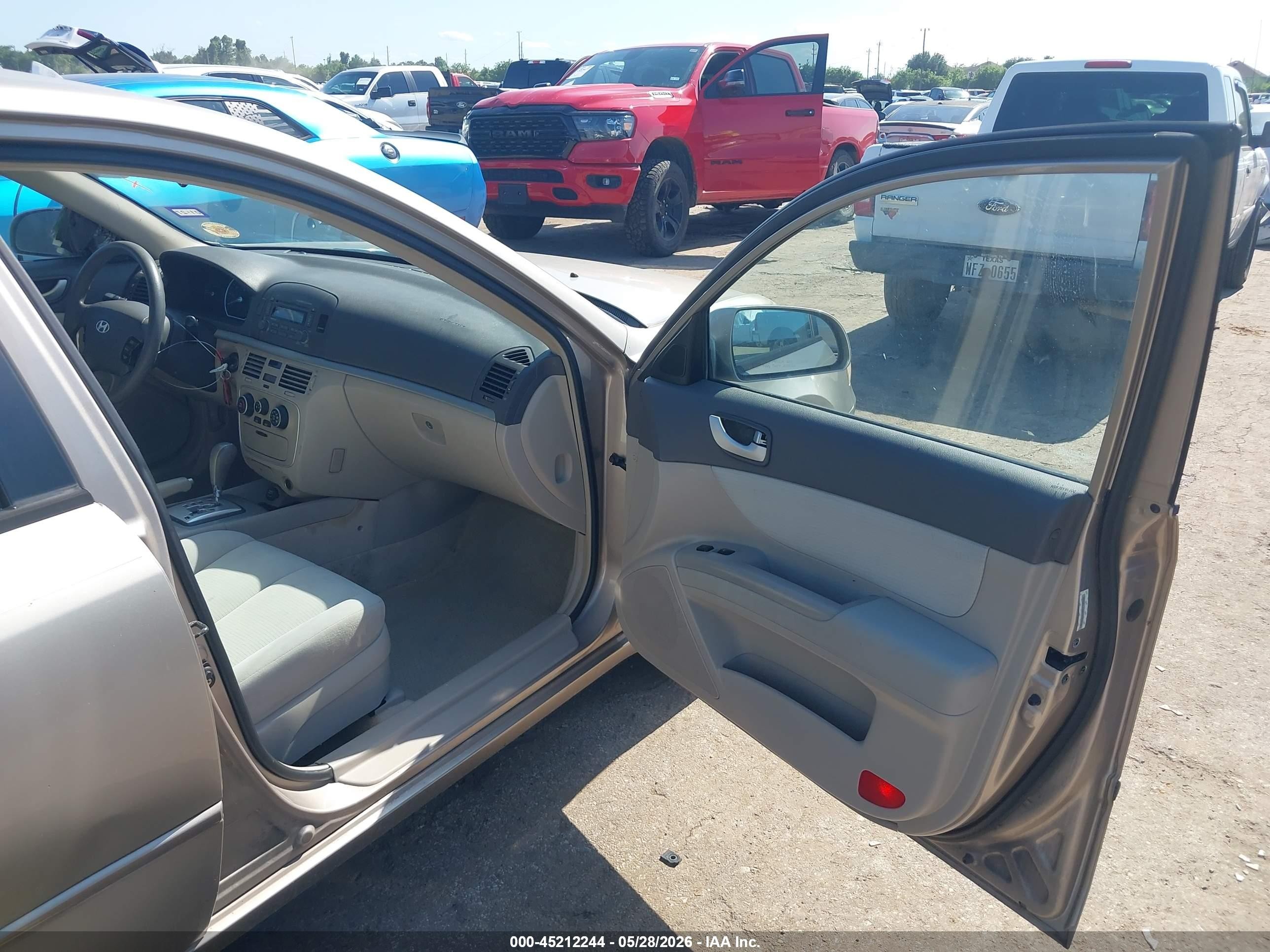 2008 Hyundai Sonata Gls Золотой vin: 5NPET46CX8H314436
