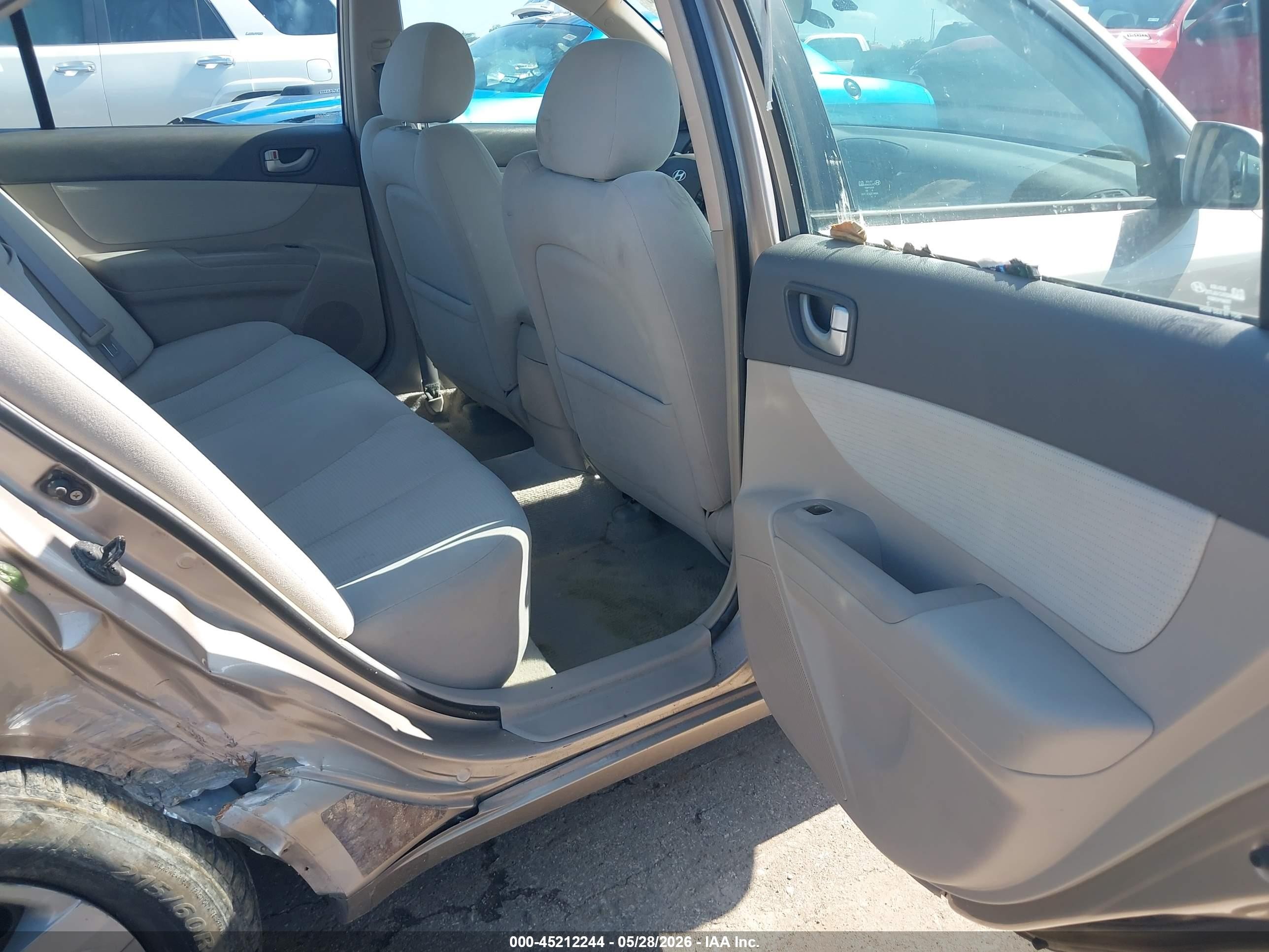 2008 Hyundai Sonata Gls Золотой vin: 5NPET46CX8H314436