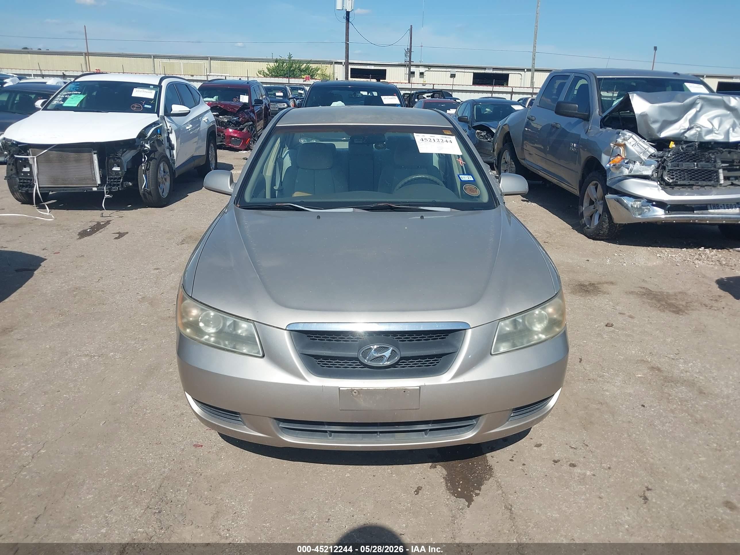 2008 Hyundai Sonata Gls Золотой vin: 5NPET46CX8H314436