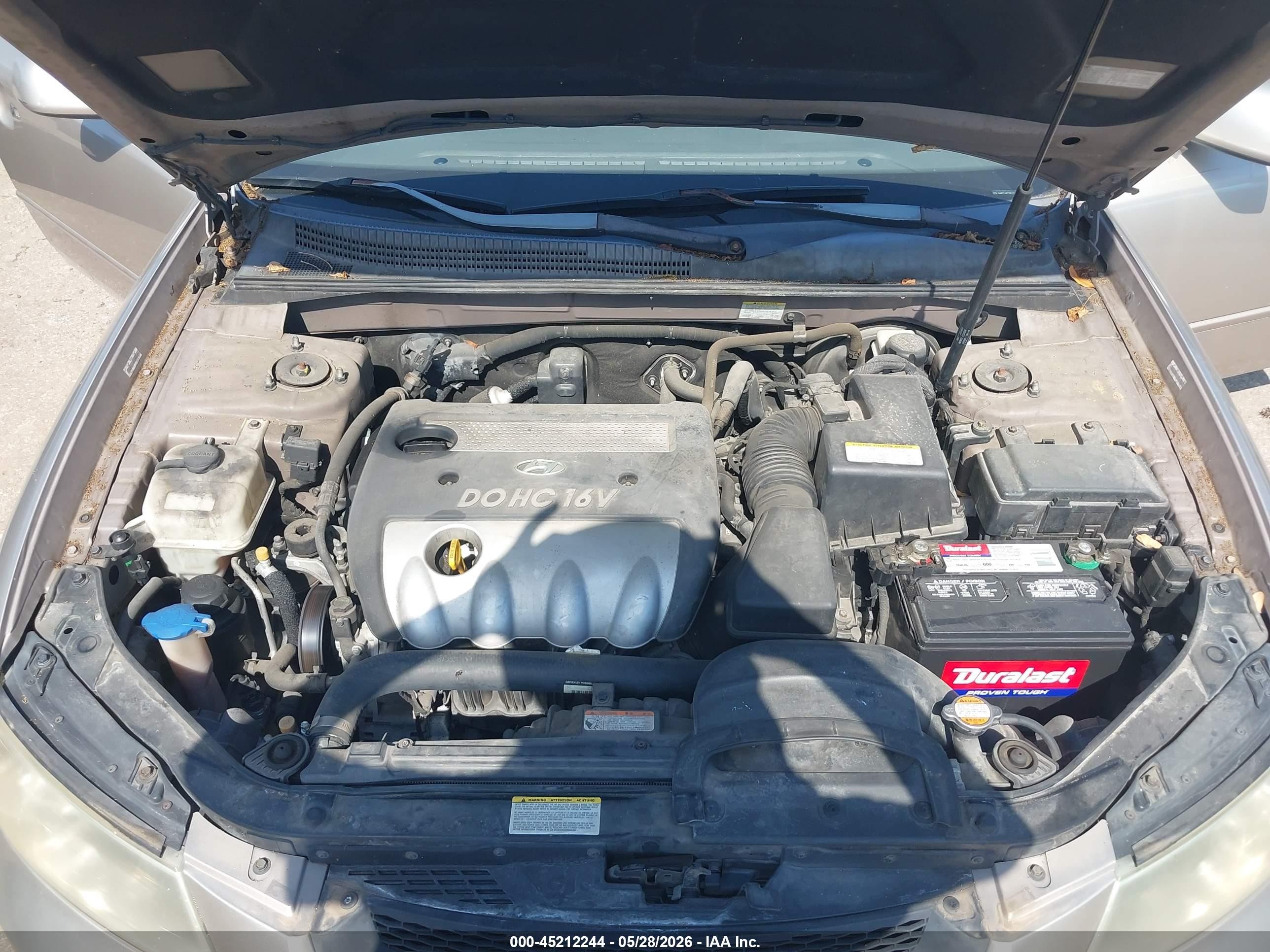 2008 Hyundai Sonata Gls Золотой vin: 5NPET46CX8H314436