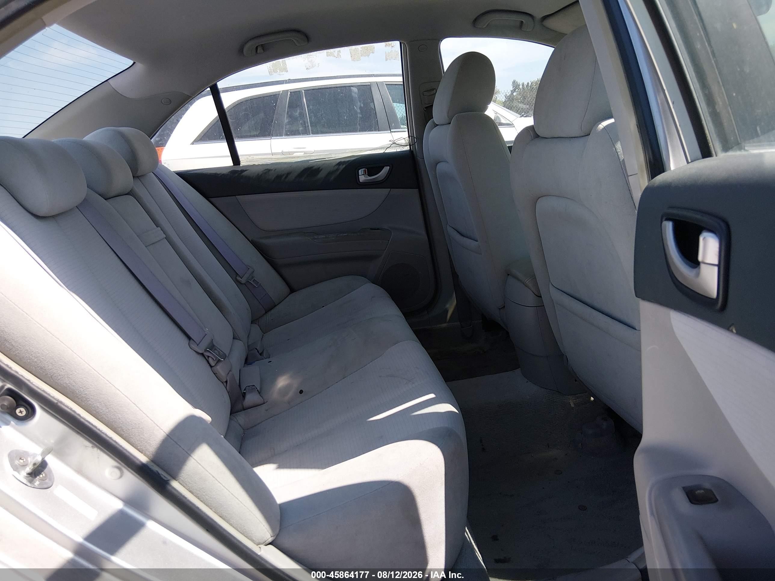 2008 Hyundai Sonata Gls Серебряный vin: 5NPET46CX8H388861